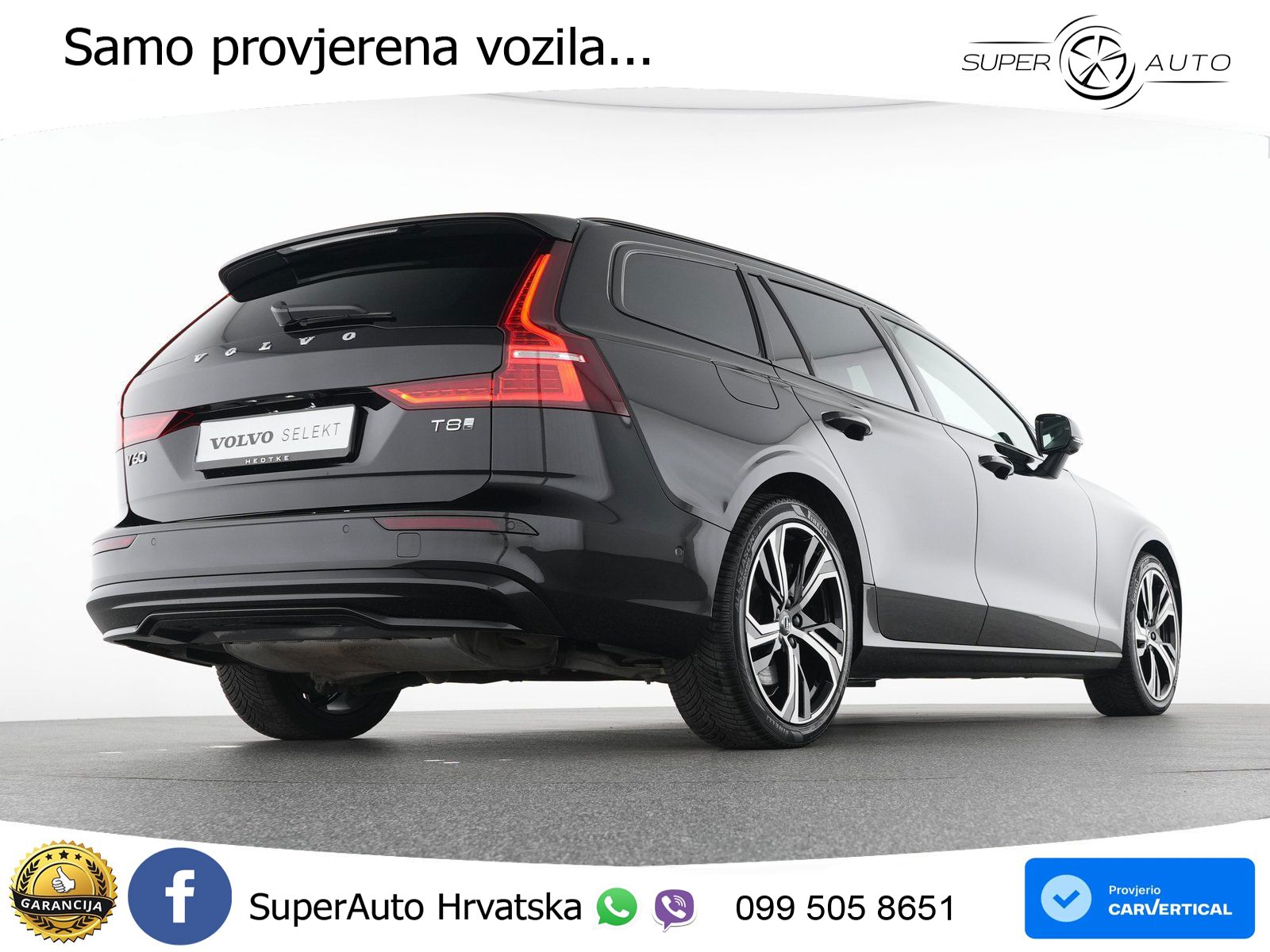 Volvo V60 2.0 T8 AWD Geartronic ACC+GR SJED+360+PANO