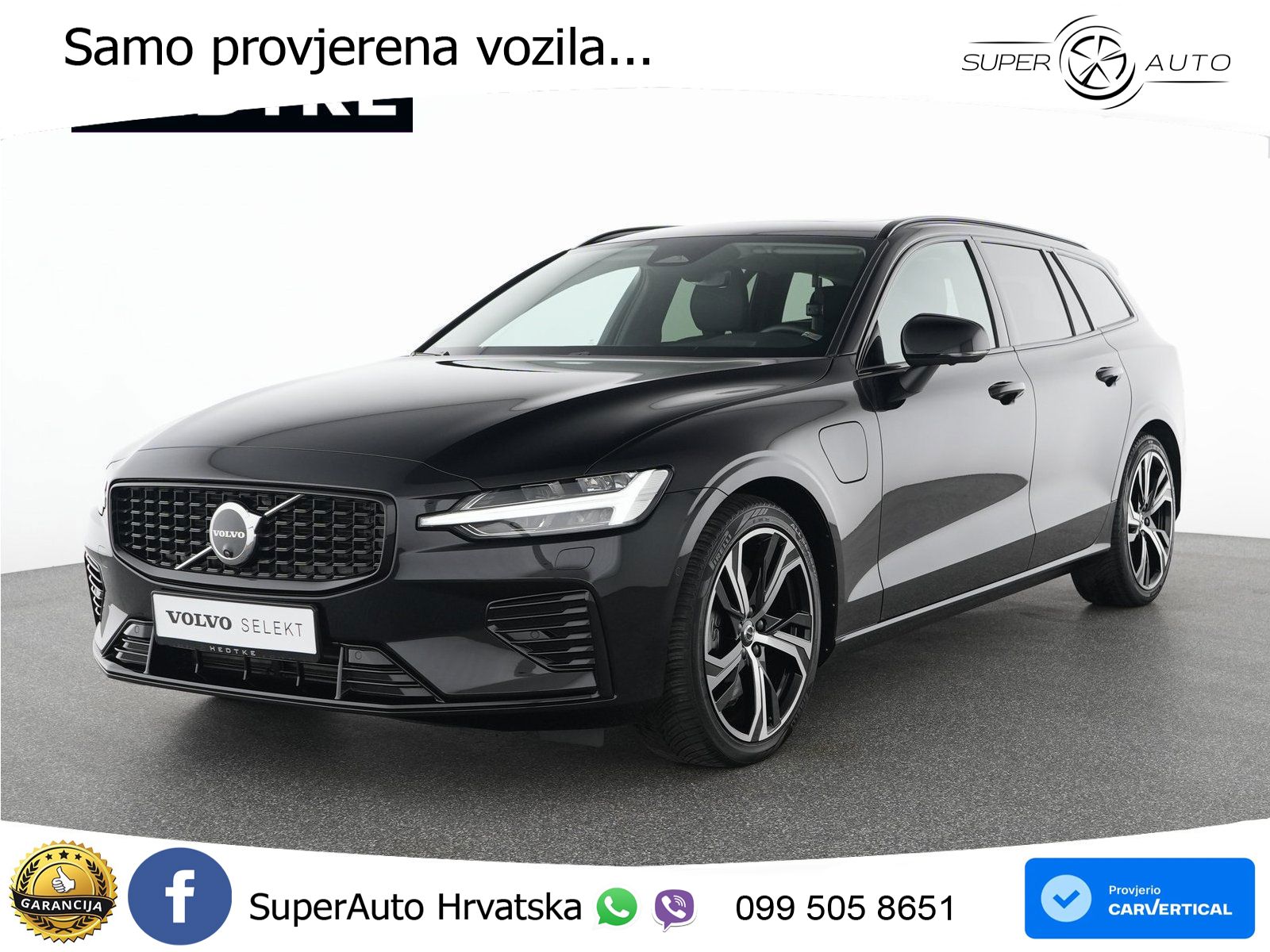 Volvo V60 2.0 T8 AWD Geartronic ACC+GR SJED+360+PANO