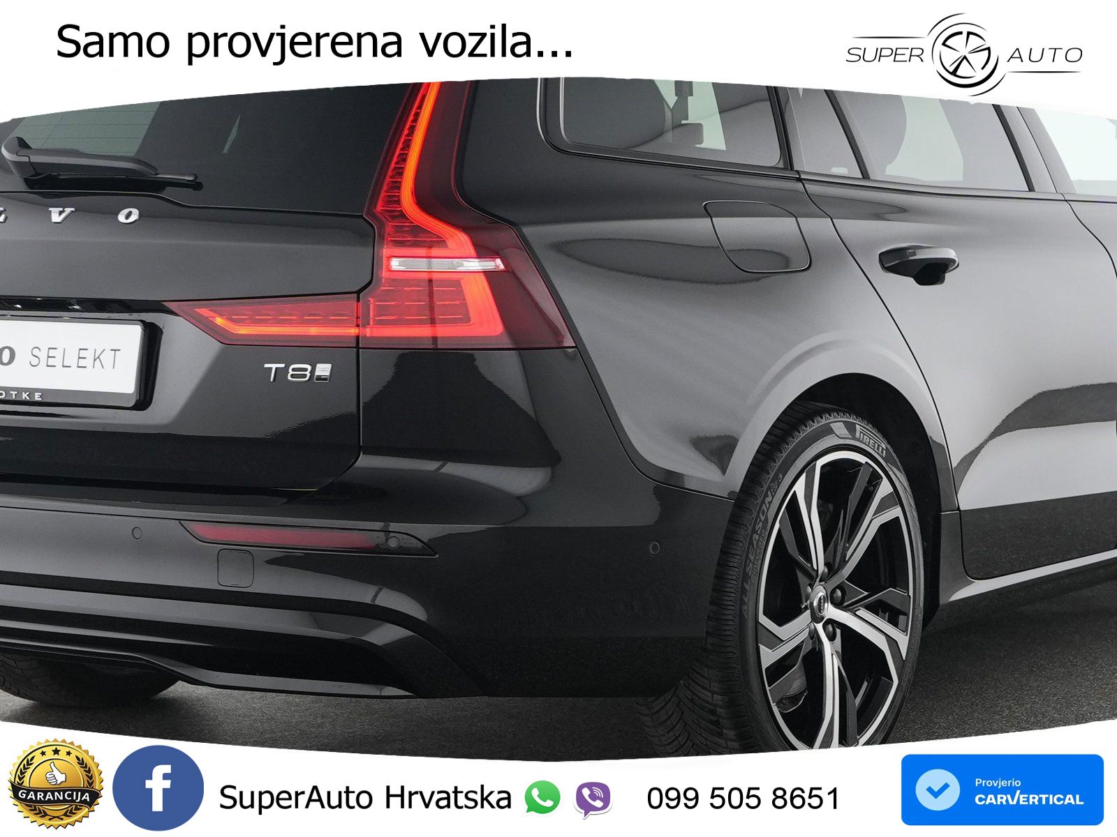 Volvo V60 2.0 T8 AWD Geartronic ACC+GR SJED+360+PANO