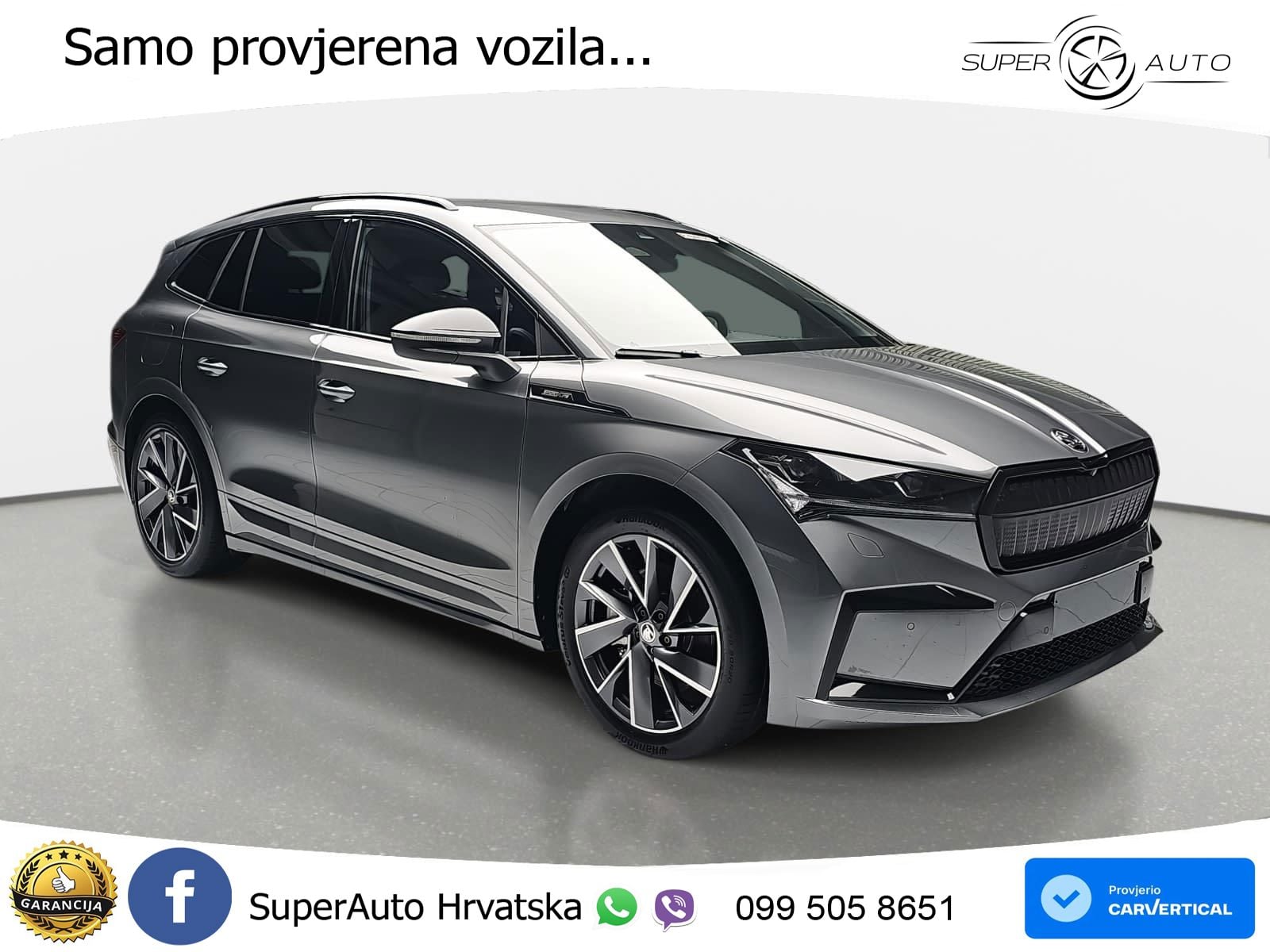 Škoda Enyaq 85 82 kWh (286 KS) SportLine LED+GR SJED+ACC