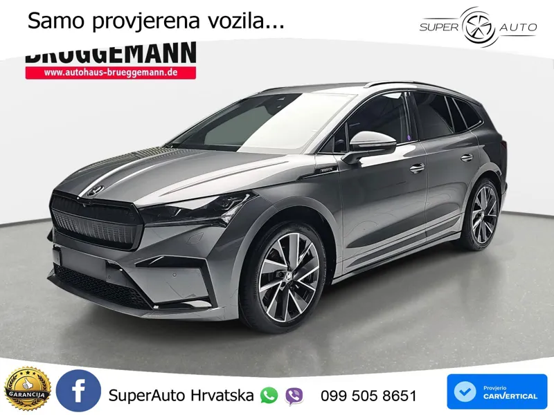 Škoda Enyaq 85 82 kWh (286 KS) SportLine LED+GR SJED+ACC