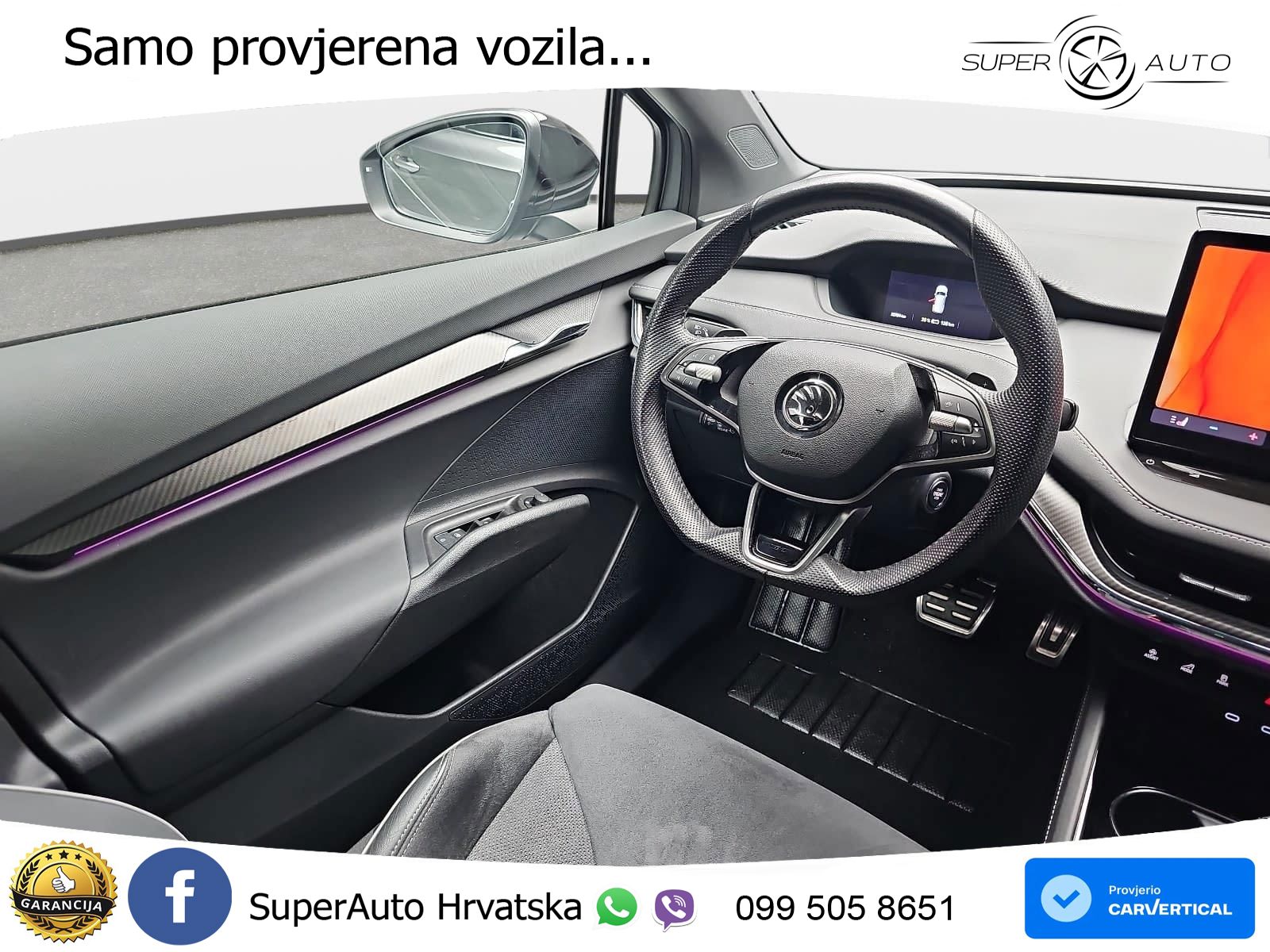 Škoda Enyaq 85 82 kWh (286 KS) SportLine LED+GR SJED+ACC