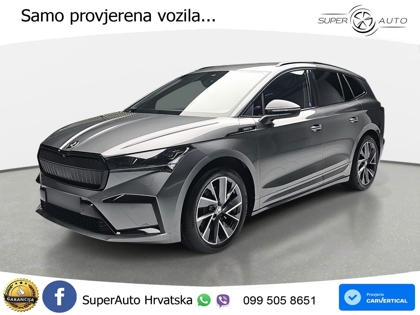 Škoda Enyaq 85 82 kWh (286 KS) SportLine LED+GR SJED+ACC