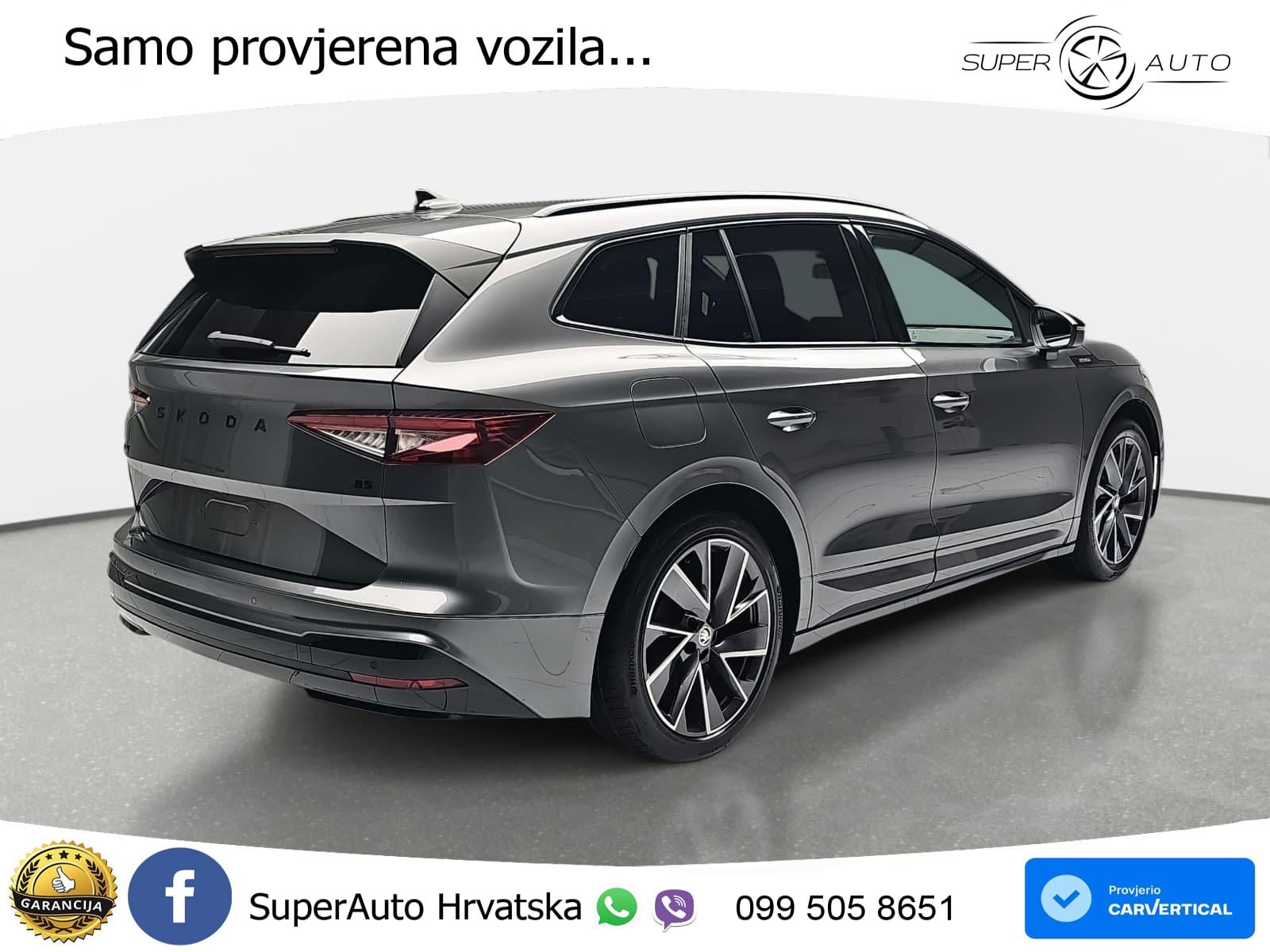 Škoda Enyaq 85 82 kWh (286 KS) SportLine LED+GR SJED+ACC