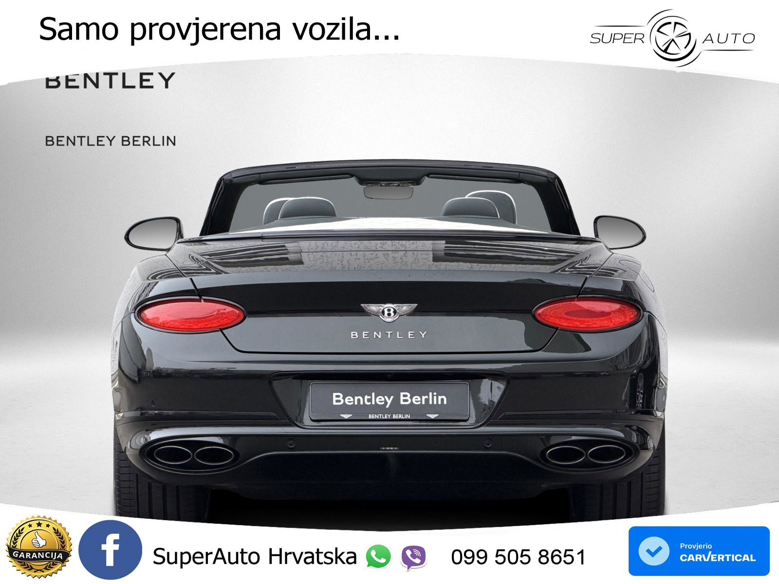 Bentley Continental GTC III 4.0 V8 (550 KS) AWD DCT LED+GR SJED+ACC