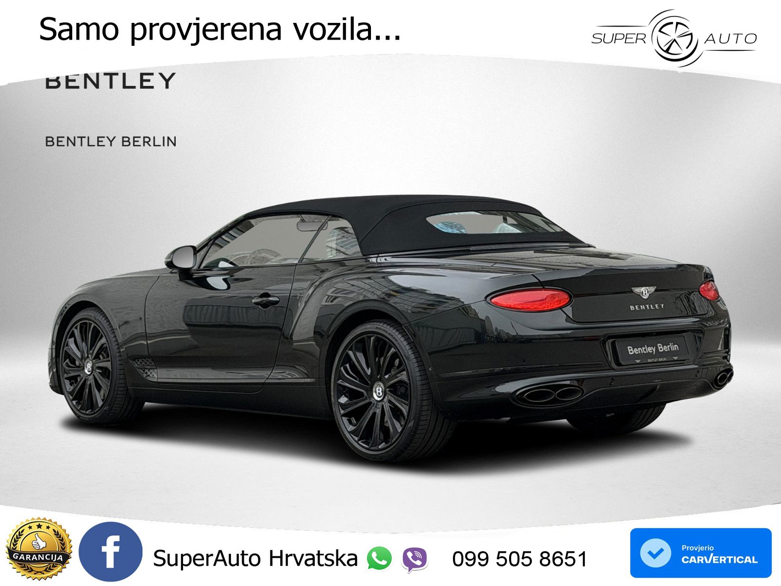 Bentley Continental GTC III 4.0 V8 (550 KS) AWD DCT LED+GR SJED+ACC