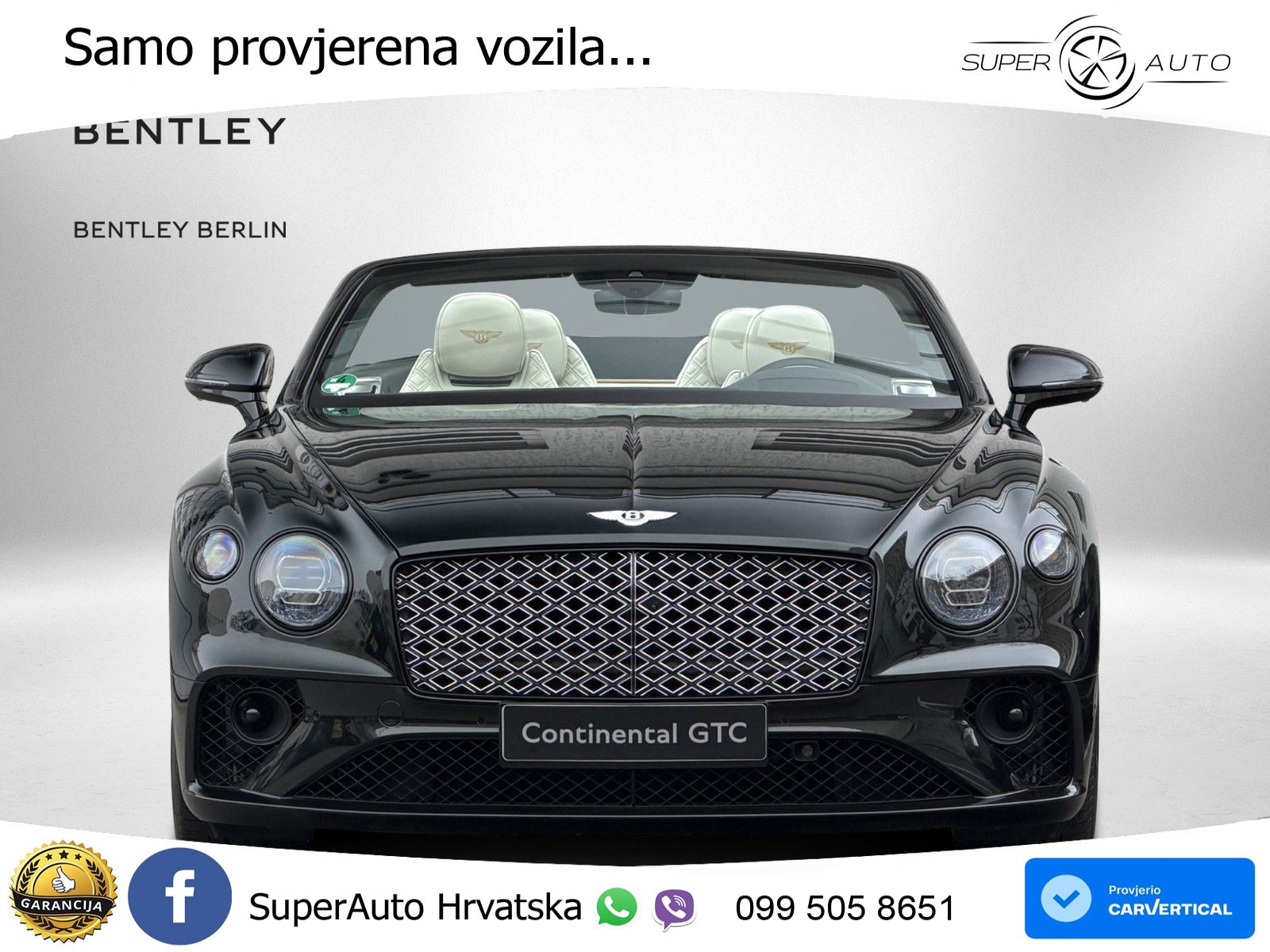 Bentley Continental GTC III 4.0 V8 (550 KS) AWD DCT LED+GR SJED+ACC