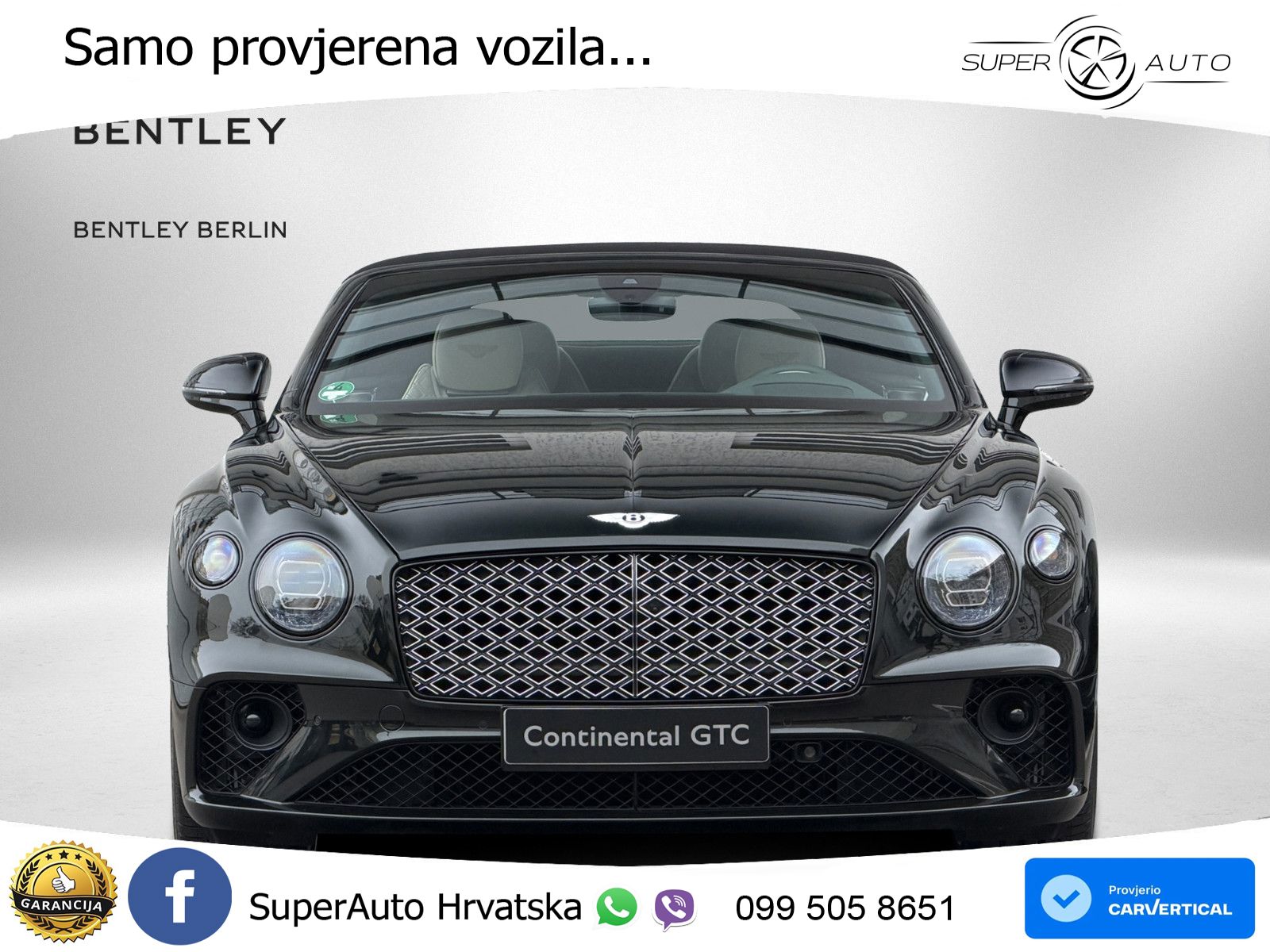 Bentley Continental GTC III 4.0 V8 (550 KS) AWD DCT LED+GR SJED+ACC