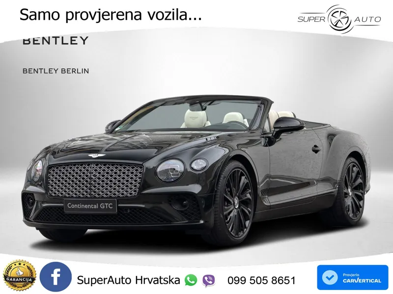 Bentley Continental GTC III 4.0 V8 (550 KS) AWD DCT LED+GR SJED+ACC