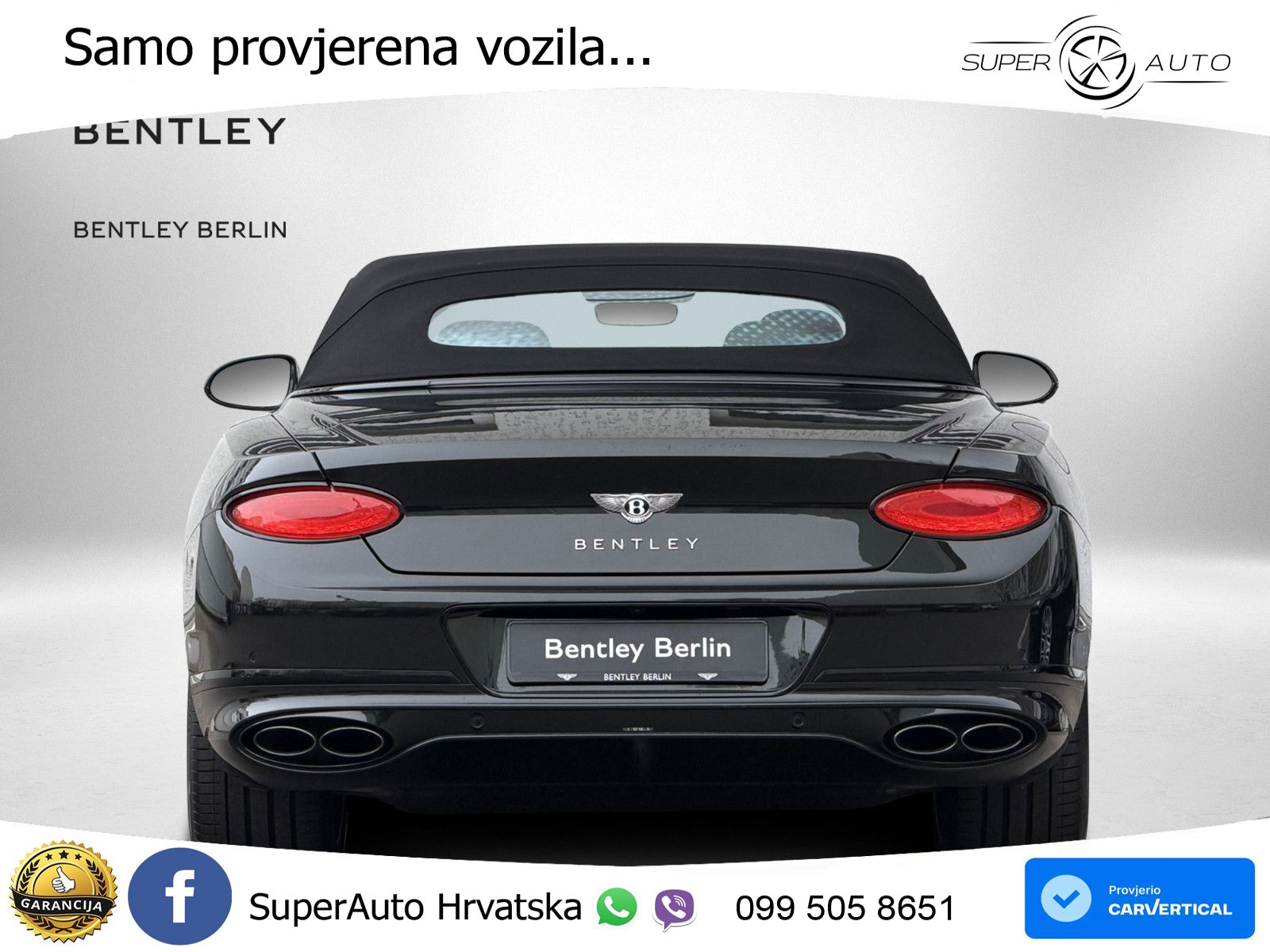 Bentley Continental GTC III 4.0 V8 (550 KS) AWD DCT LED+GR SJED+ACC