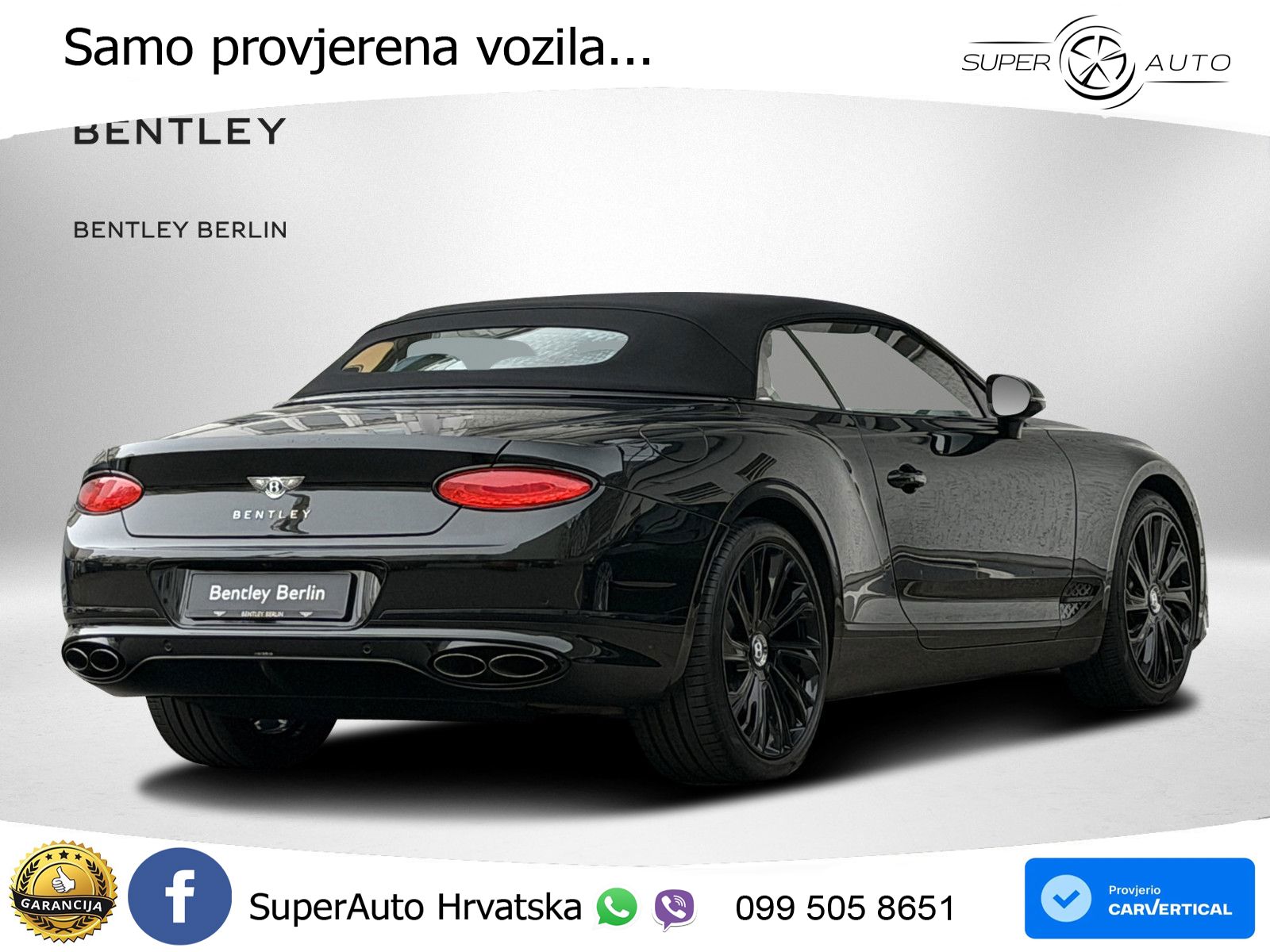 Bentley Continental GTC III 4.0 V8 (550 KS) AWD DCT LED+GR SJED+ACC