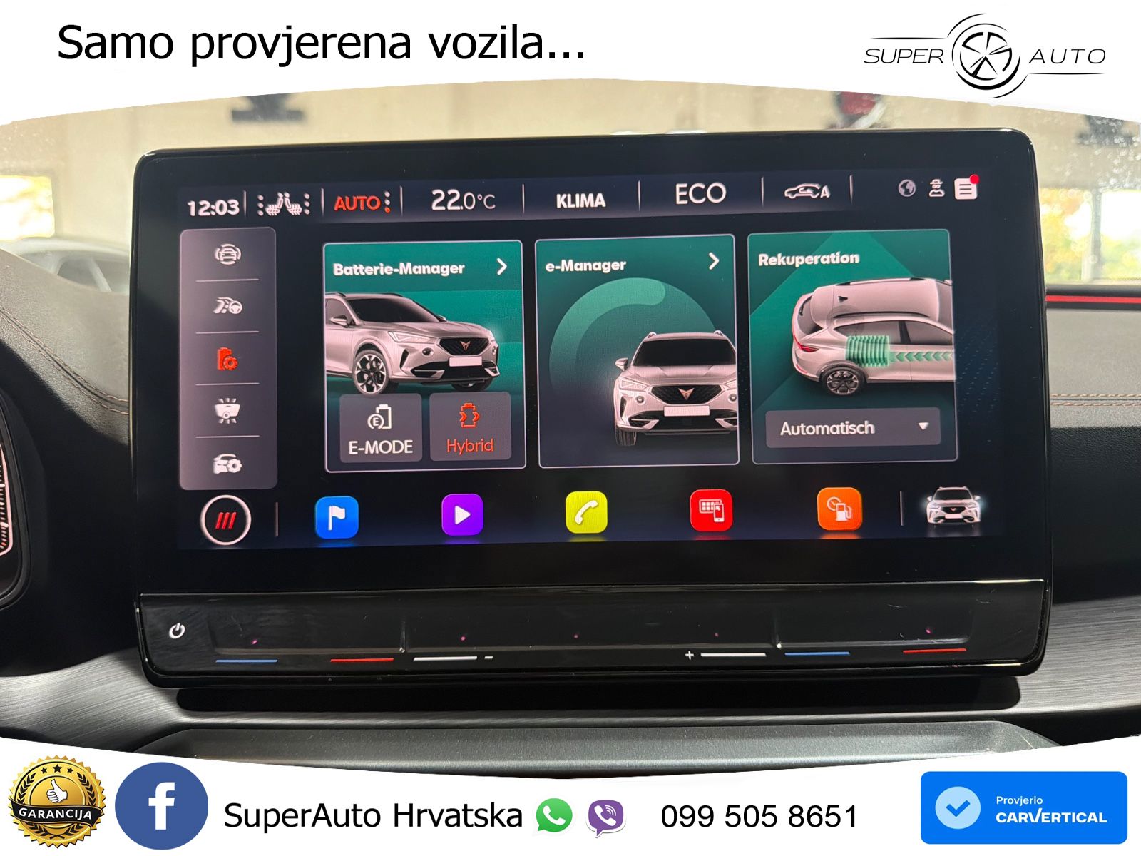 Cupra Formentor 1.4 TSI (245 KS) e-Hybrid DSG VZ LED+GR SJED+ACC