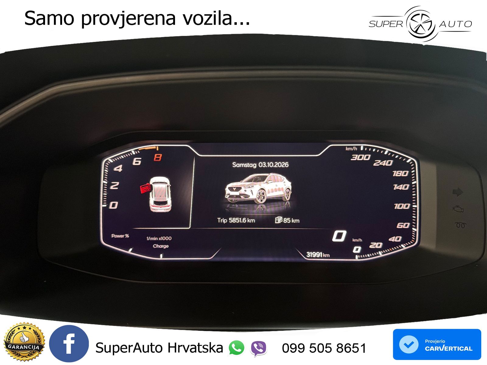 Cupra Formentor 1.4 TSI (245 KS) e-Hybrid DSG VZ LED+GR SJED+ACC