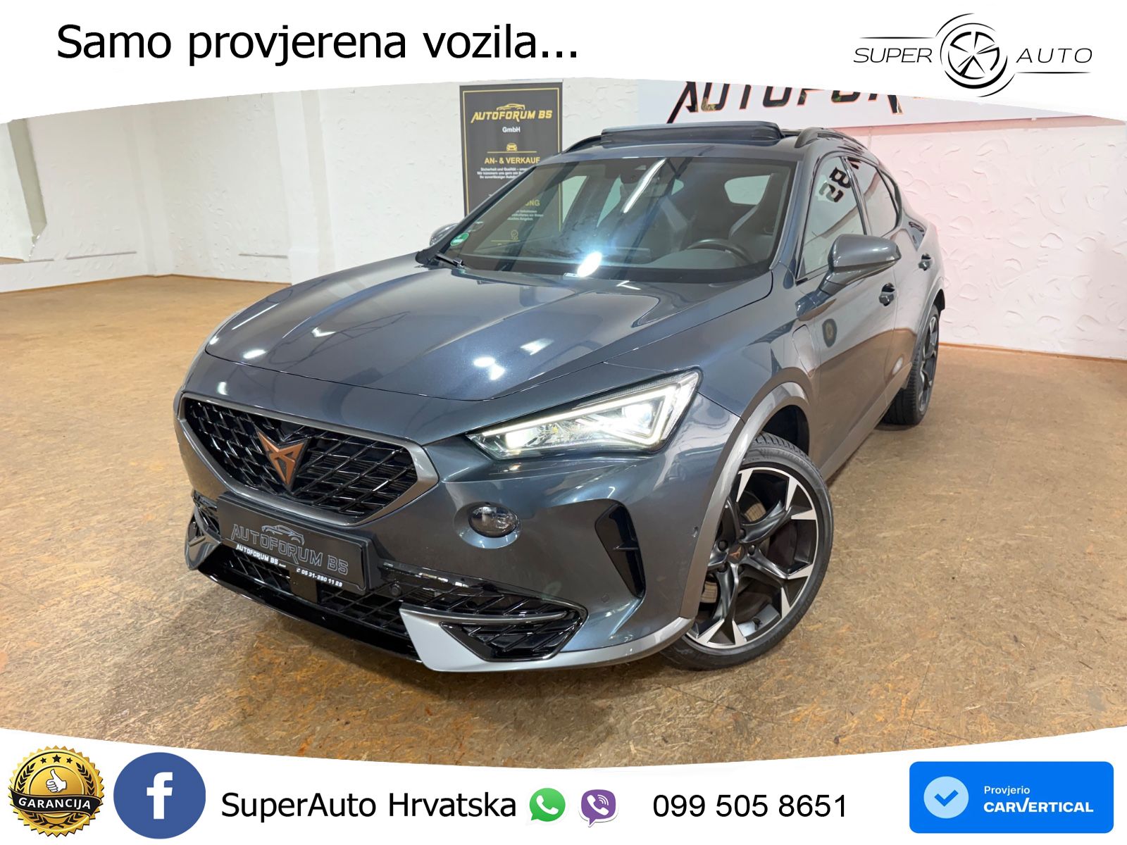 Cupra Formentor 1.4 TSI (245 KS) e-Hybrid DSG VZ LED+GR SJED+ACC