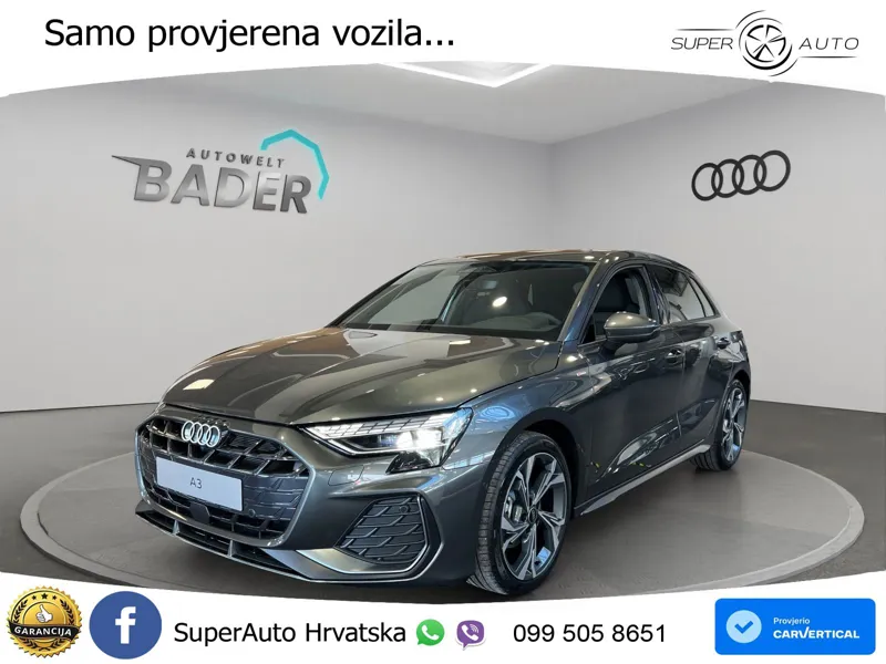 Audi A3 35 TFSI (150 KS) S tronic S line LED+GR SJED+ACC