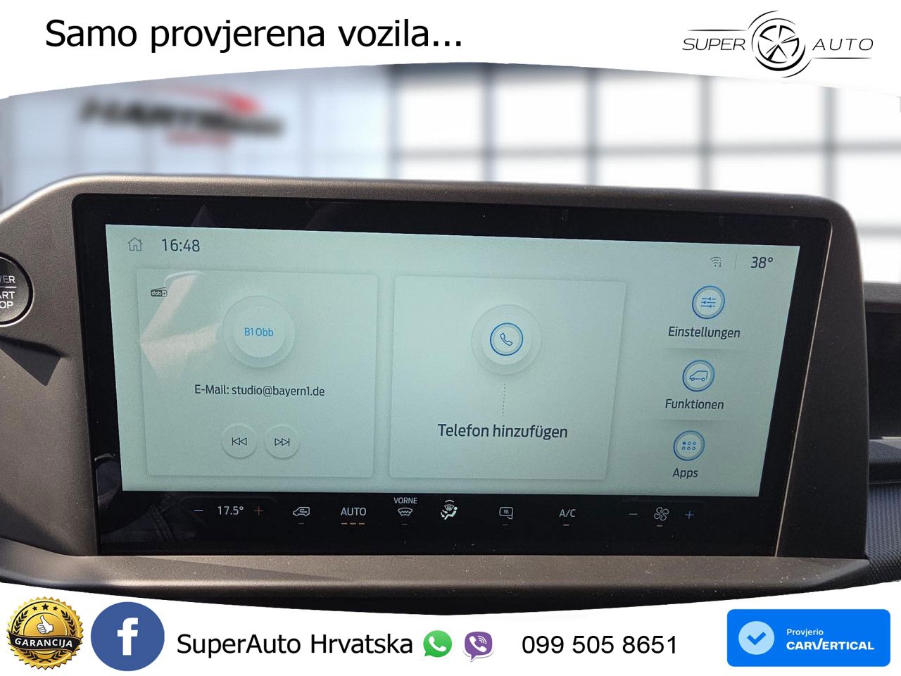 Ford Transit Custom 280 L1 LKW VA Trend Klima Navi ZV 110 KS