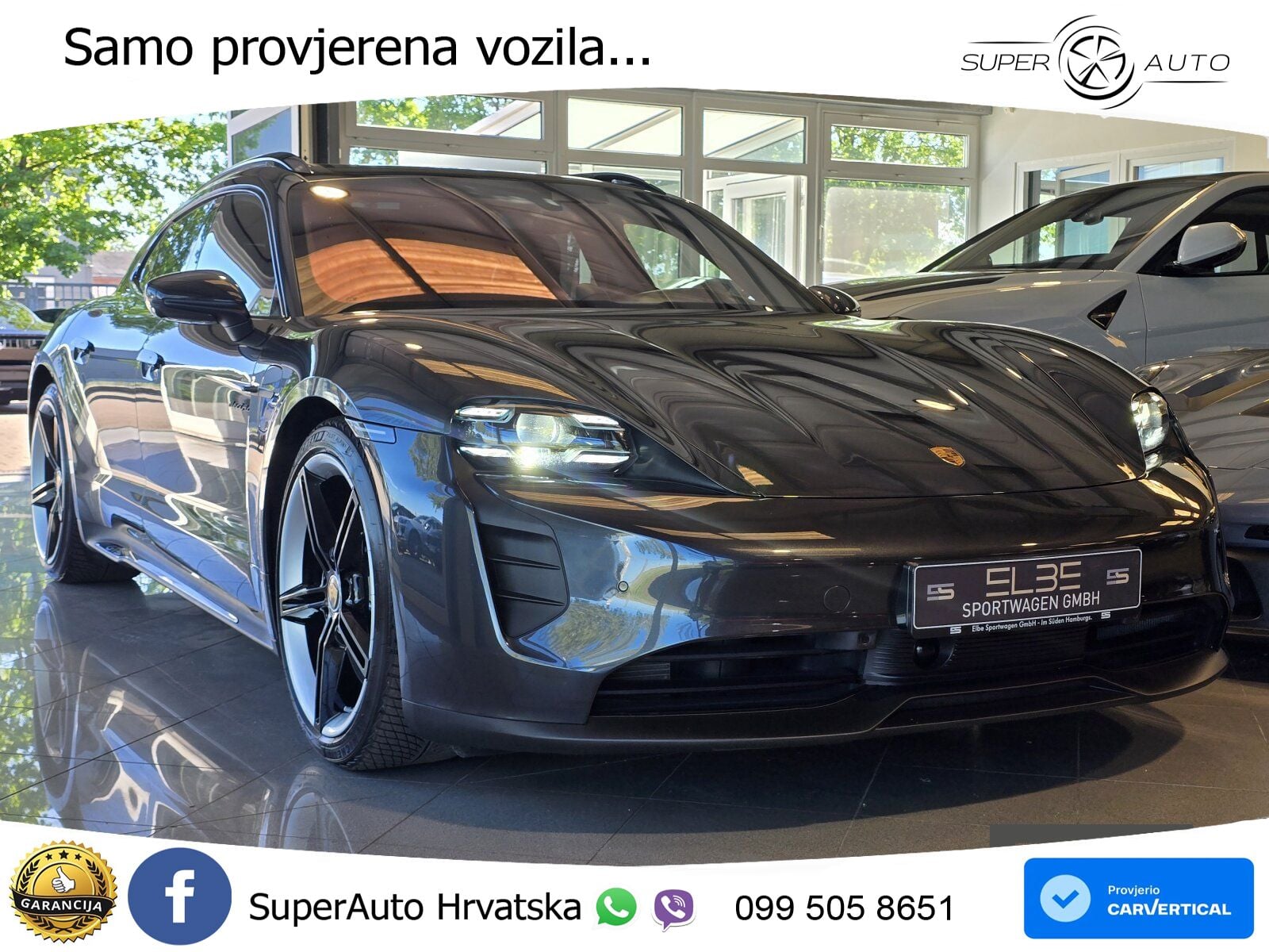 Porsche Taycan Sport Turismo GTS Performance Plus 93.4 kWh (598 KS)