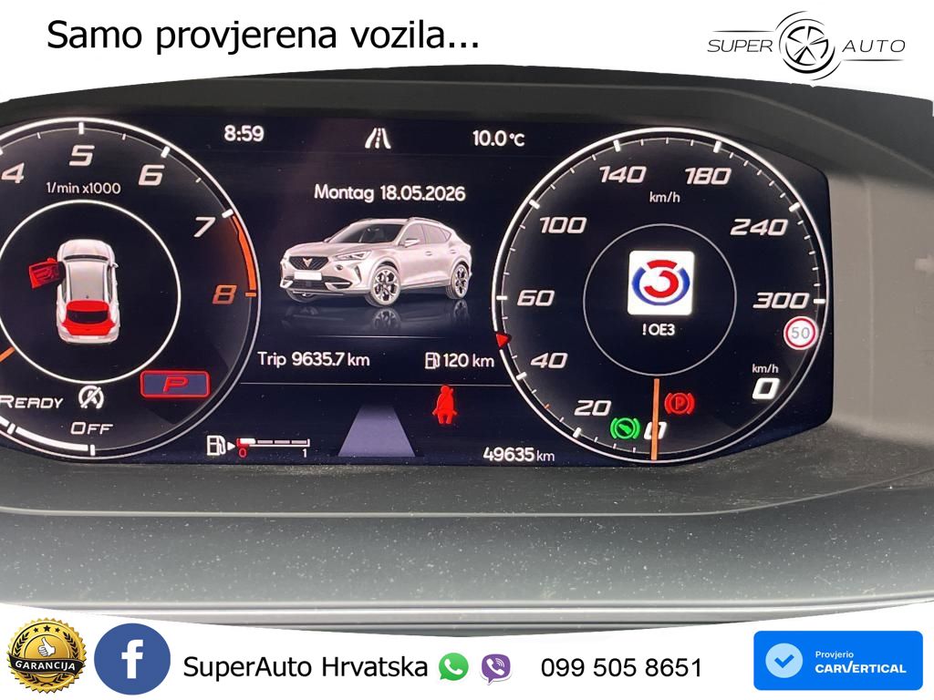 Cupra Formentor VZ5 2.5 TSI (390 KS) 4Drive DSG LED+GR SJED+ACC