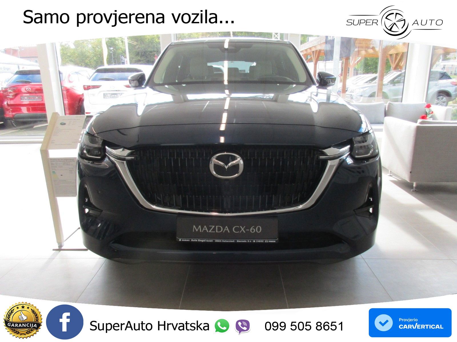 Mazda CX-60 3.3 e-Skyactiv D (200 KS) Automatic MATRIX+GR SJED+KAM
