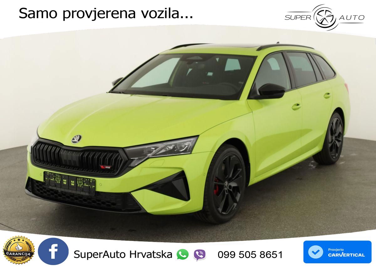 Škoda Octavia Combi RS 2.0 TSI (265 KS) DSG LED+GR SJED+ACC