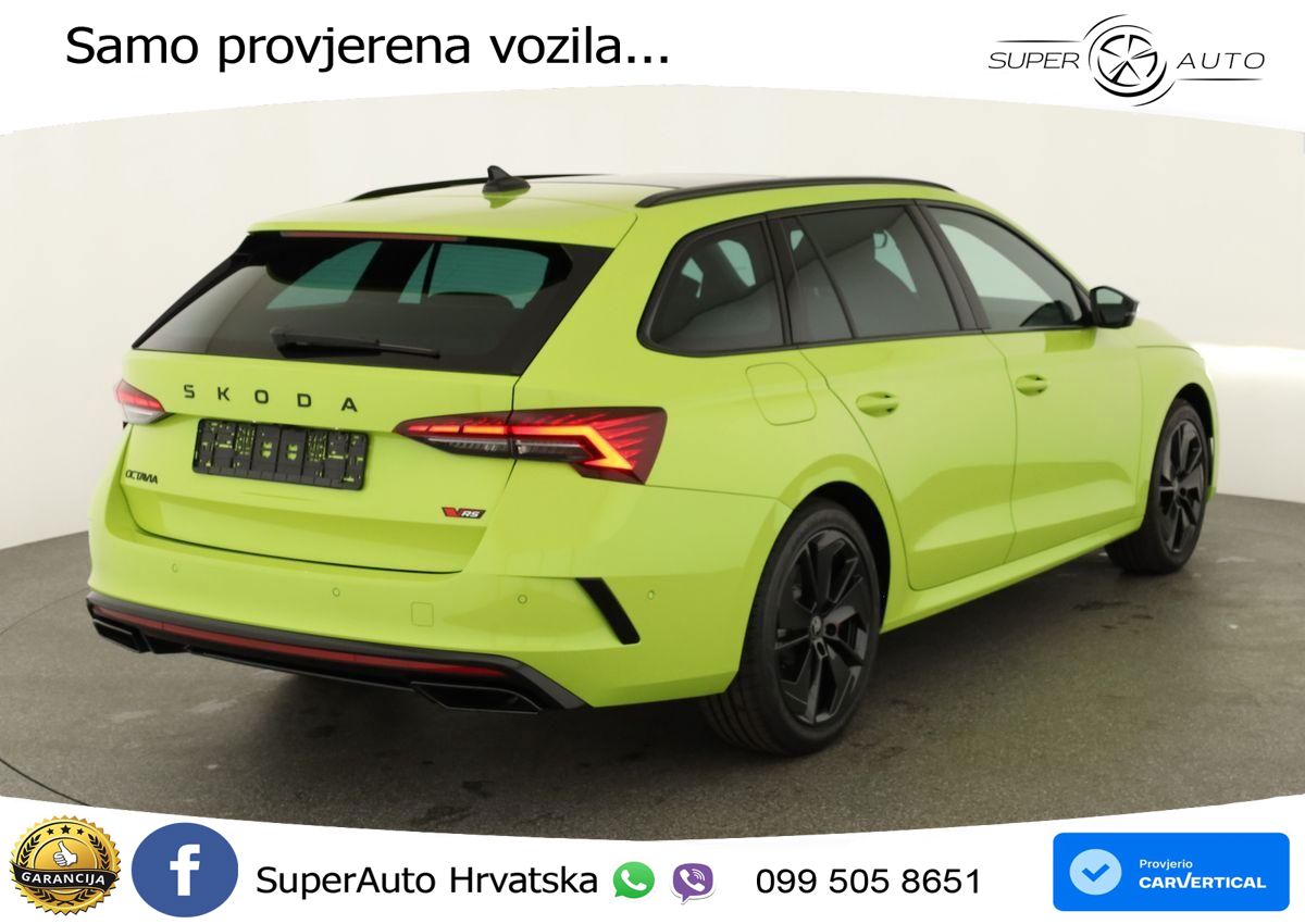 Škoda Octavia Combi RS 2.0 TSI (265 KS) DSG LED+GR SJED+ACC
