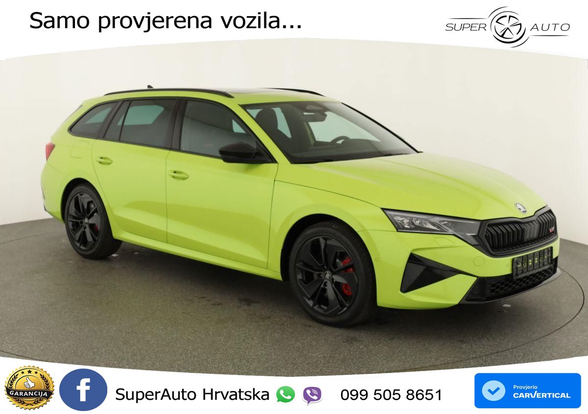 Škoda Octavia Combi RS 2.0 TSI (265 KS) DSG LED+GR SJED+ACC