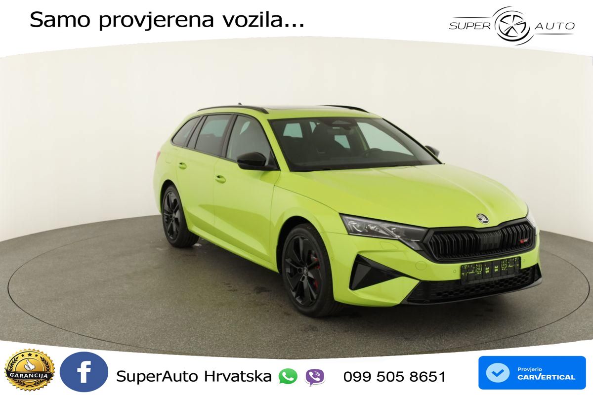 Škoda Octavia Combi RS 2.0 TSI (265 KS) DSG LED+GR SJED+ACC