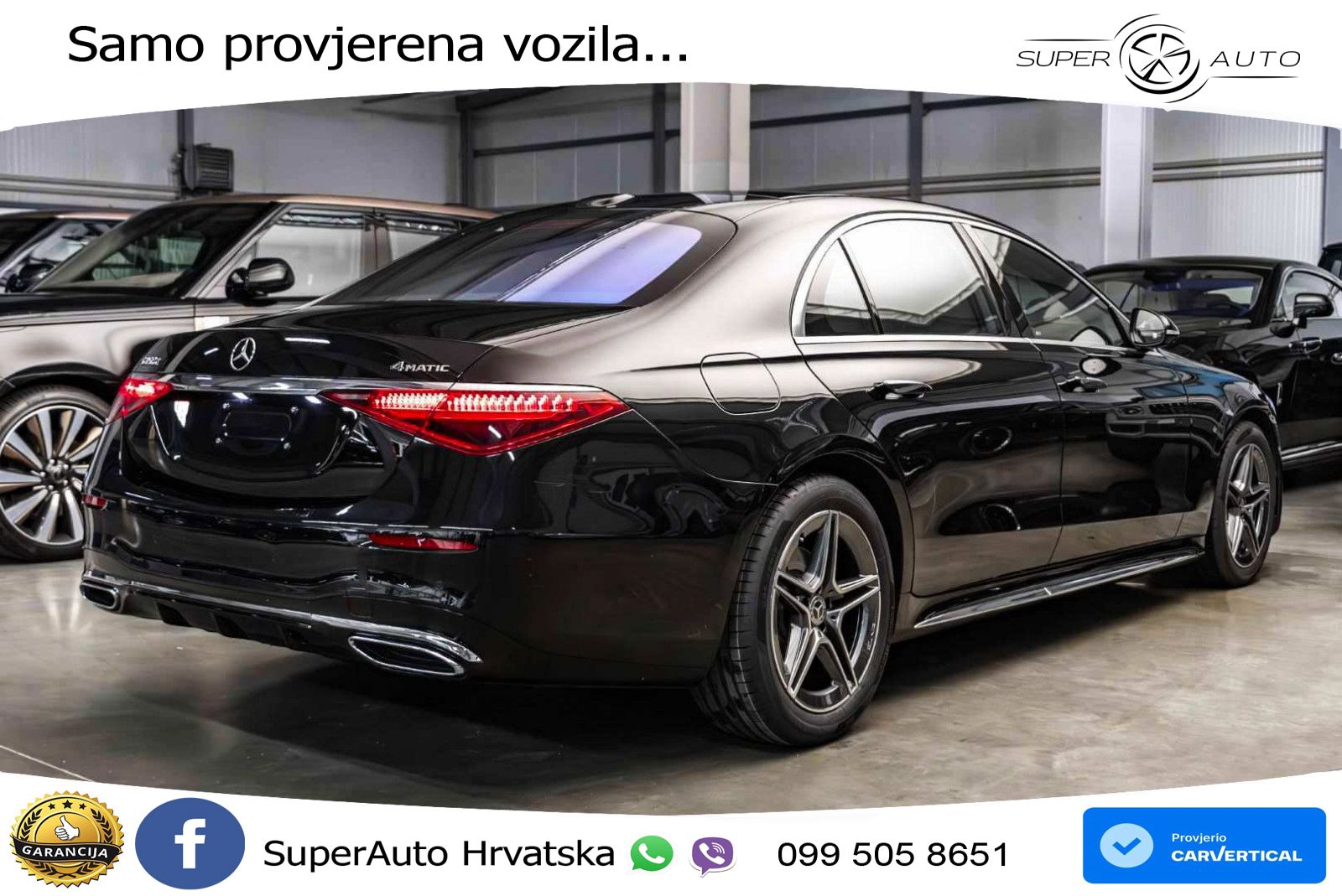Mercedes S 350d Long (313 KS) EQ Boost 4MATIC 9G-TRONIC AMG LED+GR SJED+ACC