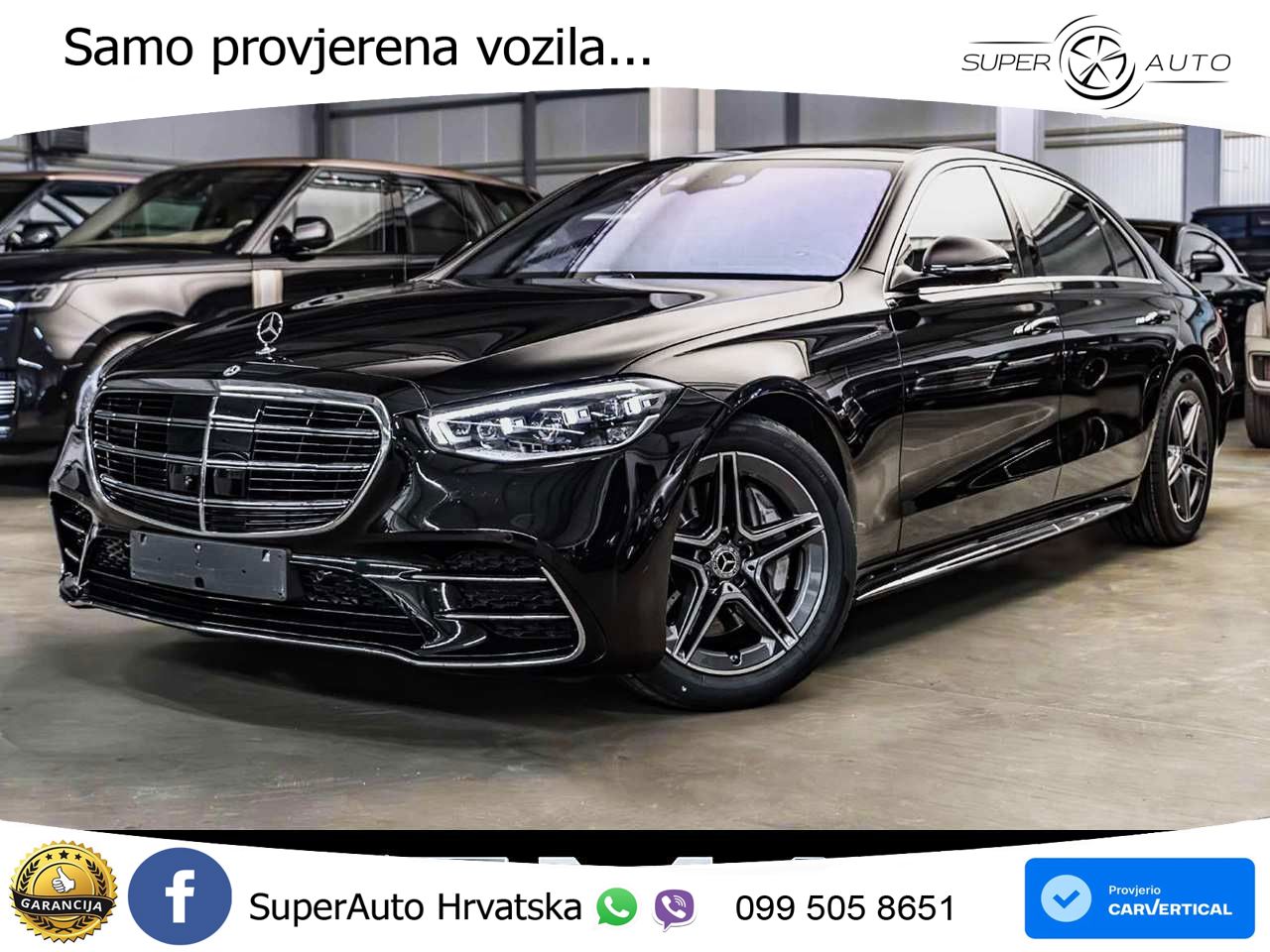 Mercedes S 350d Long (313 KS) EQ Boost 4MATIC 9G-TRONIC AMG LED+GR SJED+ACC