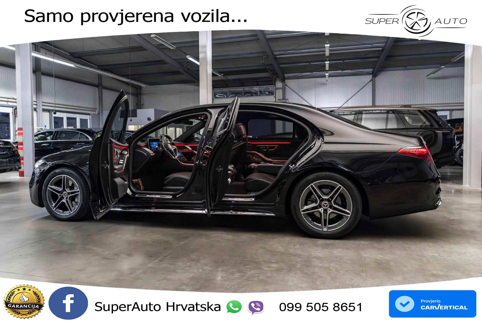 Mercedes S 350d Long (313 KS) EQ Boost 4MATIC 9G-TRONIC AMG LED+GR SJED+ACC