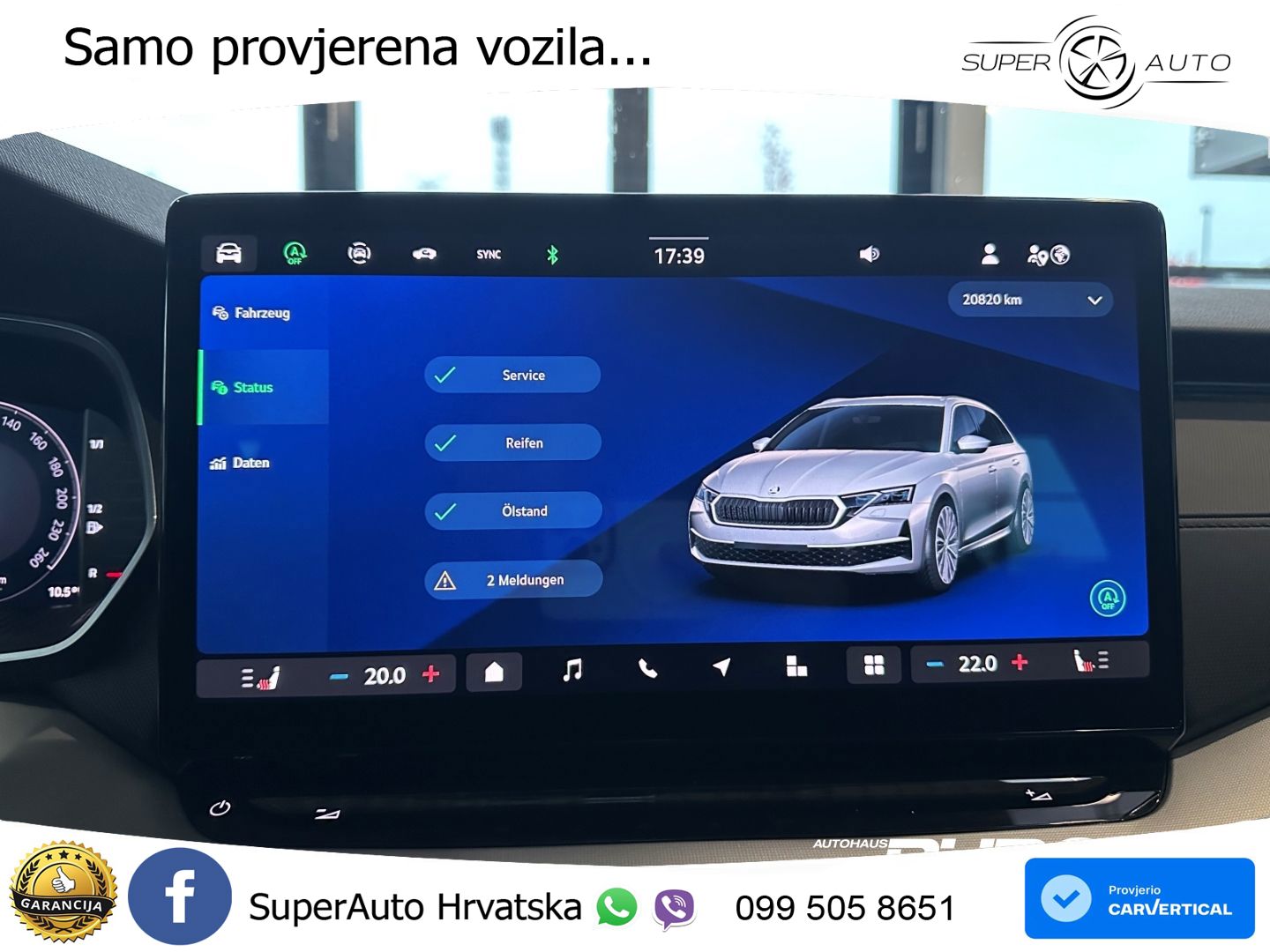 Škoda Octavia Combi 1.5 TSI (150 KS) DSG Selection LED+GR SJED+ACC