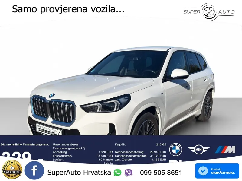 BMW iX1 68 kWh (313 KS) xDrive30 M Sport LED+GR SJED+ACC