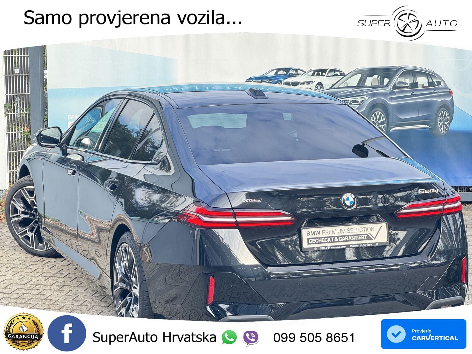 BMW 520d (197 KS) xDrive Steptronic M Sport ZRAČNI+ACC+4xGR SJED+KAM