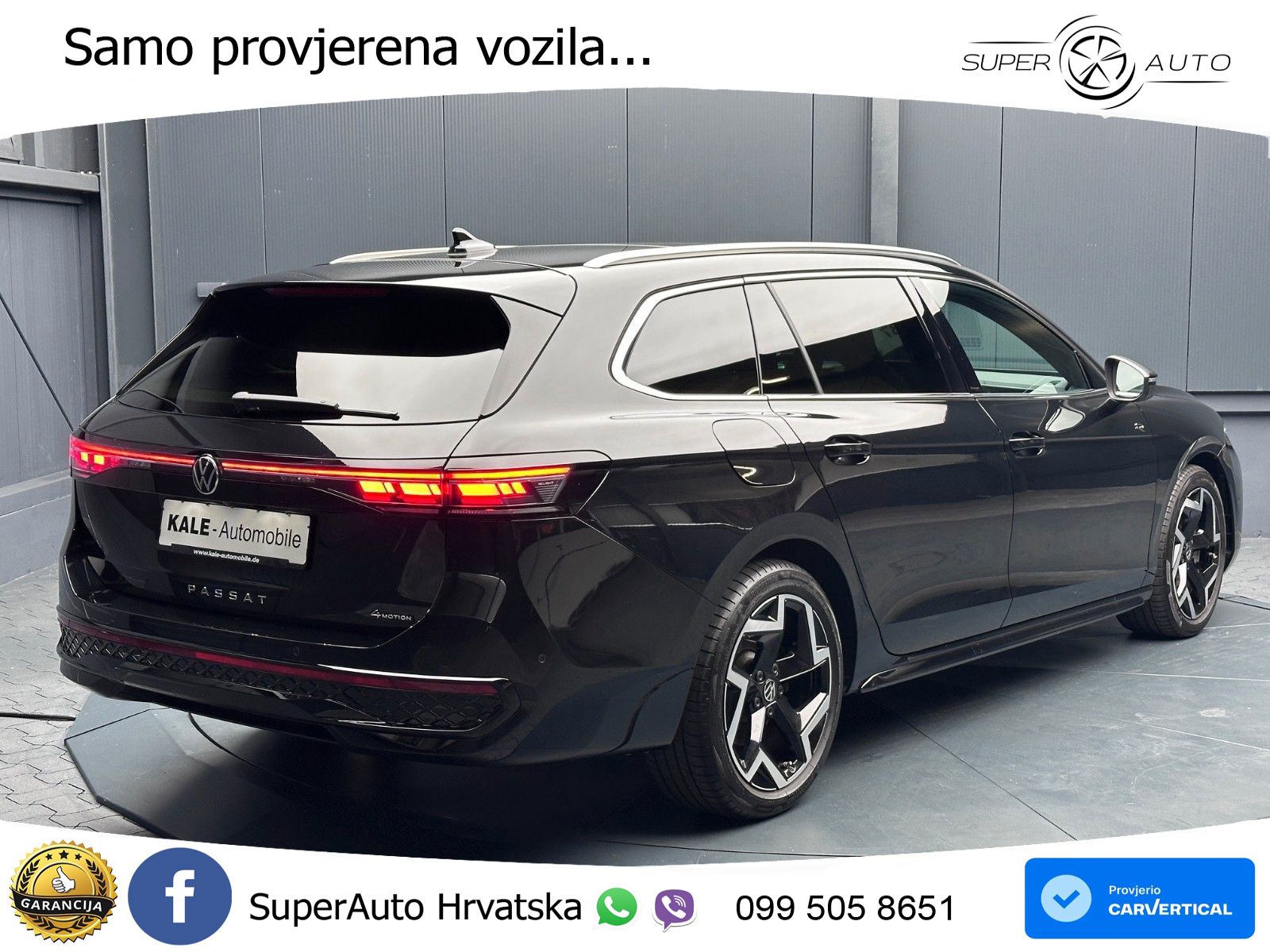 Volkswagen Passat Variant 2.0 TDI (193 KS) 4MOTION DSG R-Line LED+GR SJED+ACC