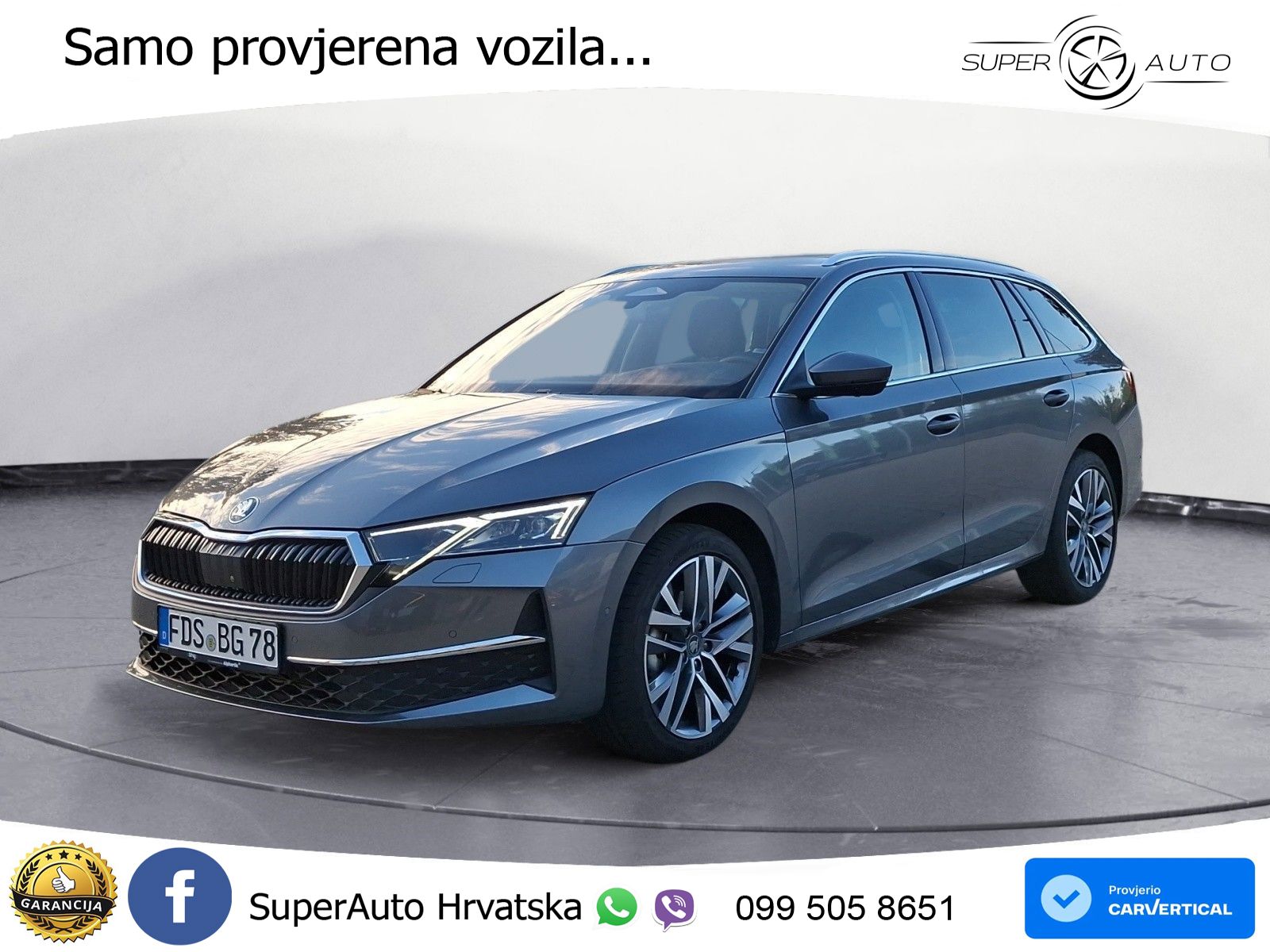 Škoda Octavia Combi 1.5 TSI (150 KS) DSG LED+GR SJED+ACC