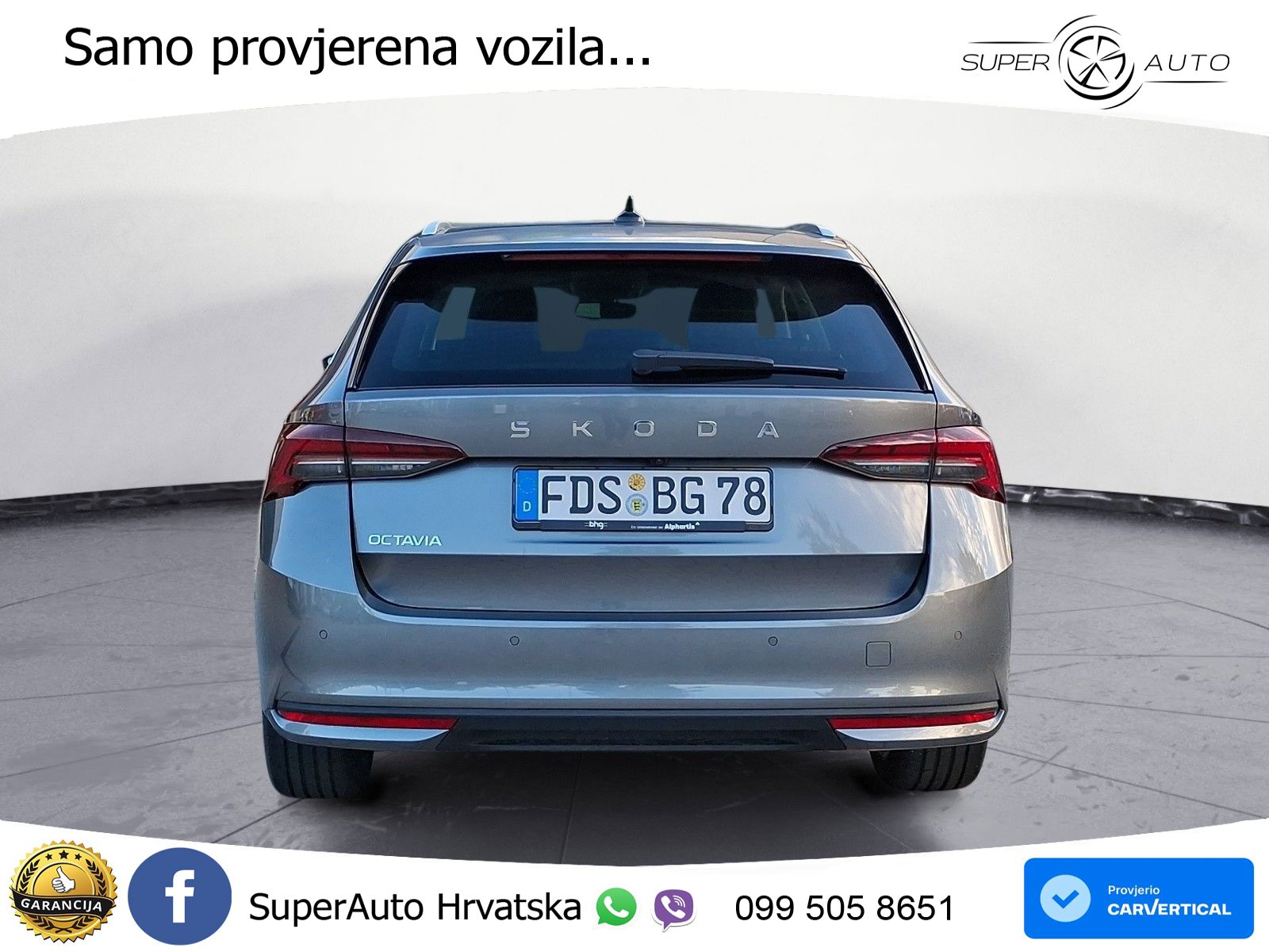 Škoda Octavia Combi 1.5 TSI (150 KS) DSG LED+GR SJED+ACC