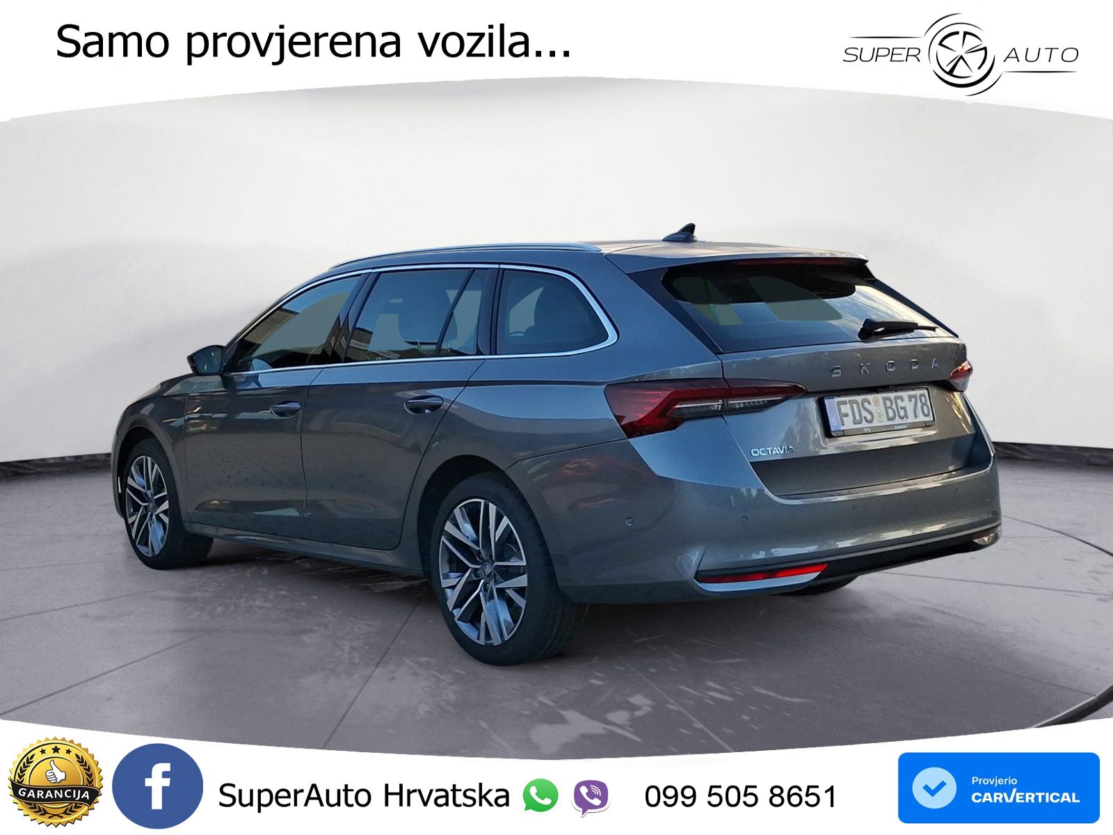 Škoda Octavia Combi 1.5 TSI (150 KS) DSG LED+GR SJED+ACC