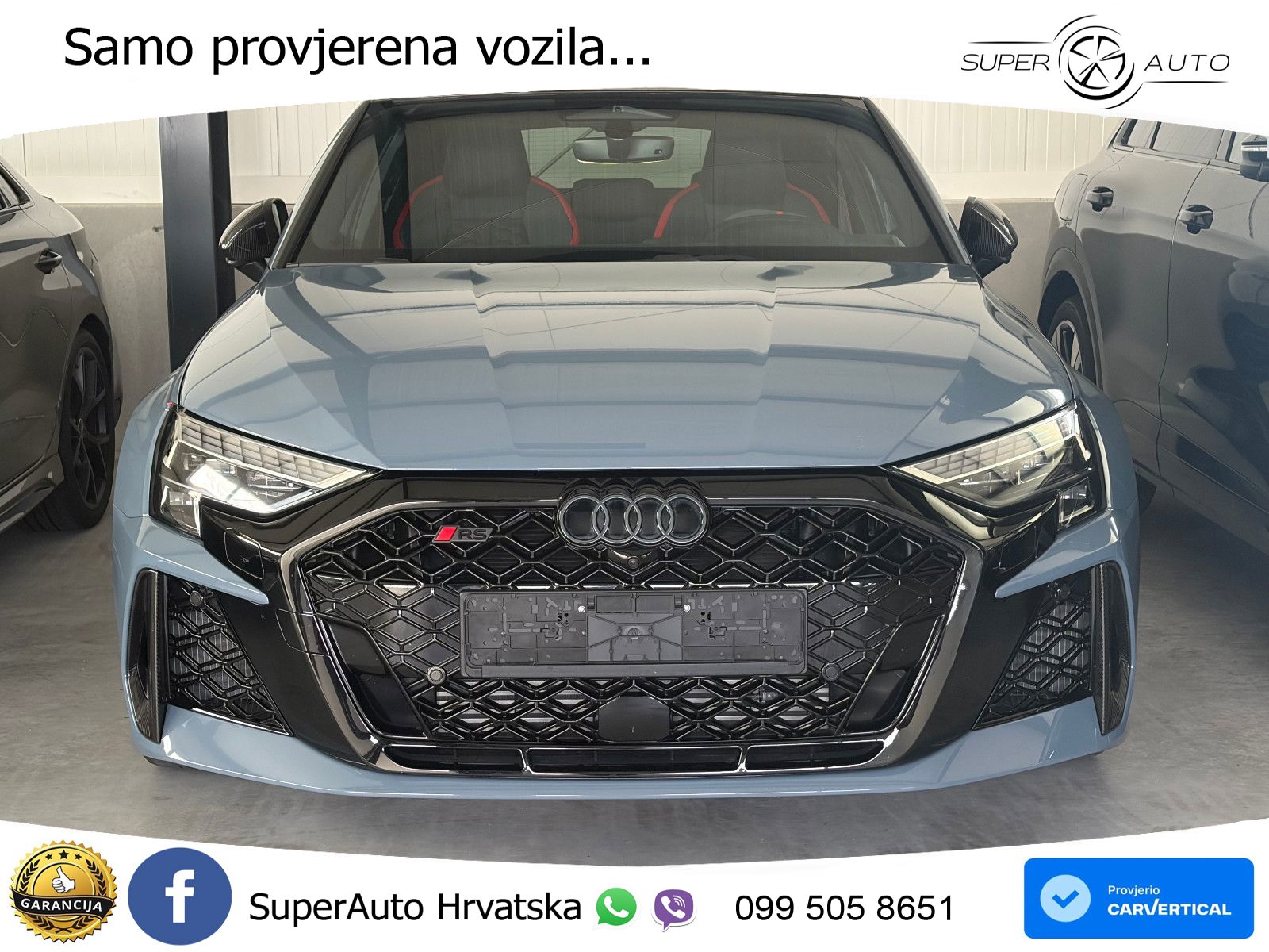 Audi RS3 Sedan 2.5 TFSI (400 KS) quattro S tronic LED+GR SJED+ACC