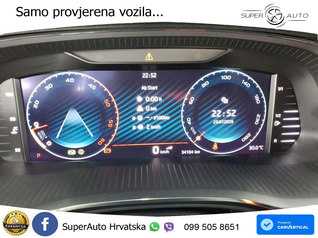 Škoda Octavia Combi RS 2.0 TDI (200 KS) DSG LED+GR SJED+ACC