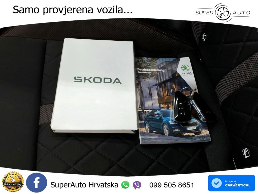 Škoda Octavia Combi RS 2.0 TDI (200 KS) DSG LED+GR SJED+ACC