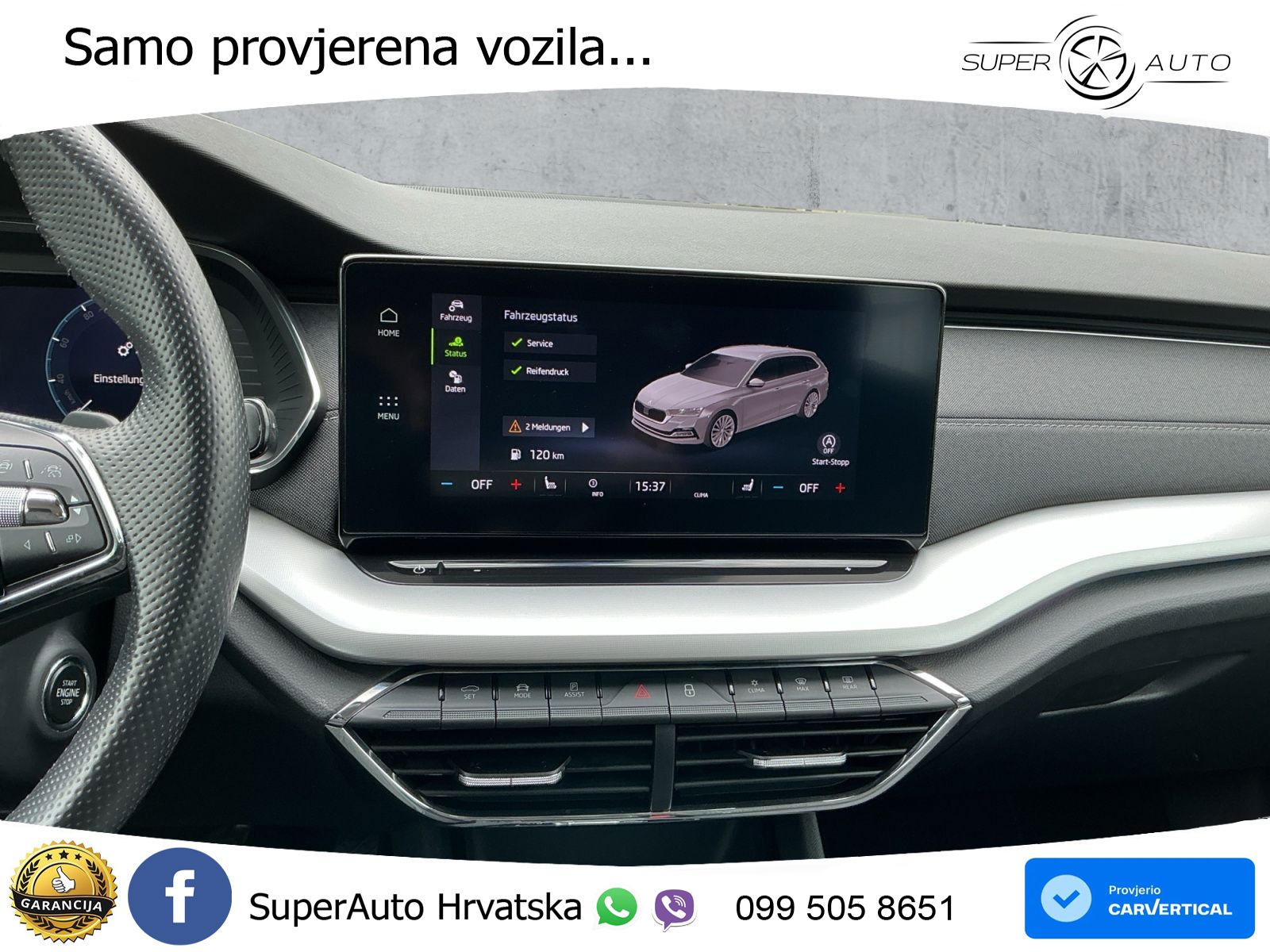 Škoda Octavia Combi 2.0 TDI (150 KS) DSG LED+GR SJED+ACC