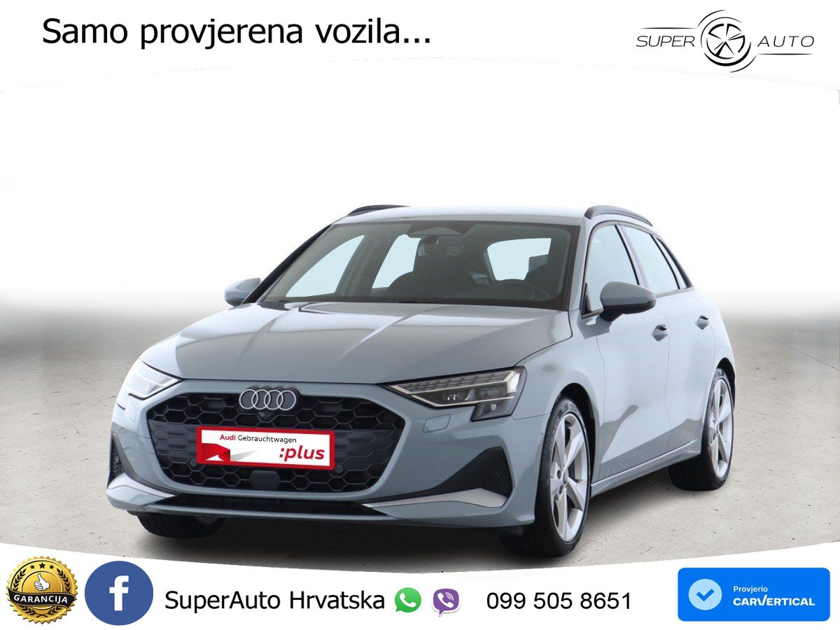 Audi A3 30 TDI (116 KS) advanced LED+GR SJED+ACC