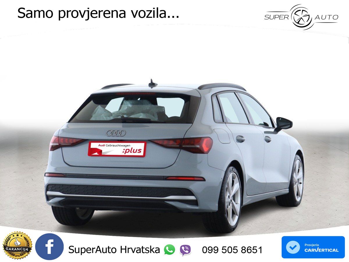 Audi A3 30 TDI (116 KS) advanced LED+GR SJED+ACC