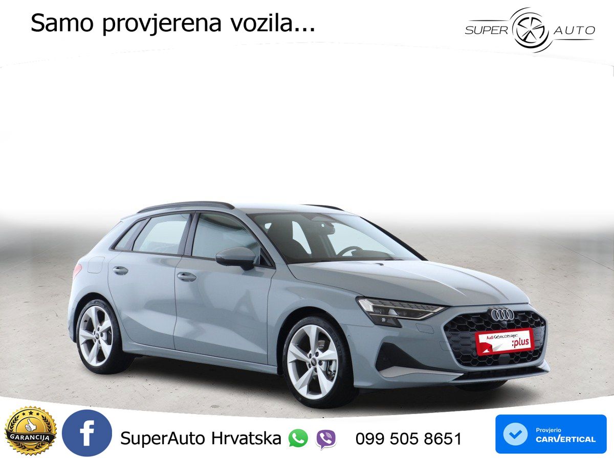 Audi A3 30 TDI (116 KS) advanced LED+GR SJED+ACC
