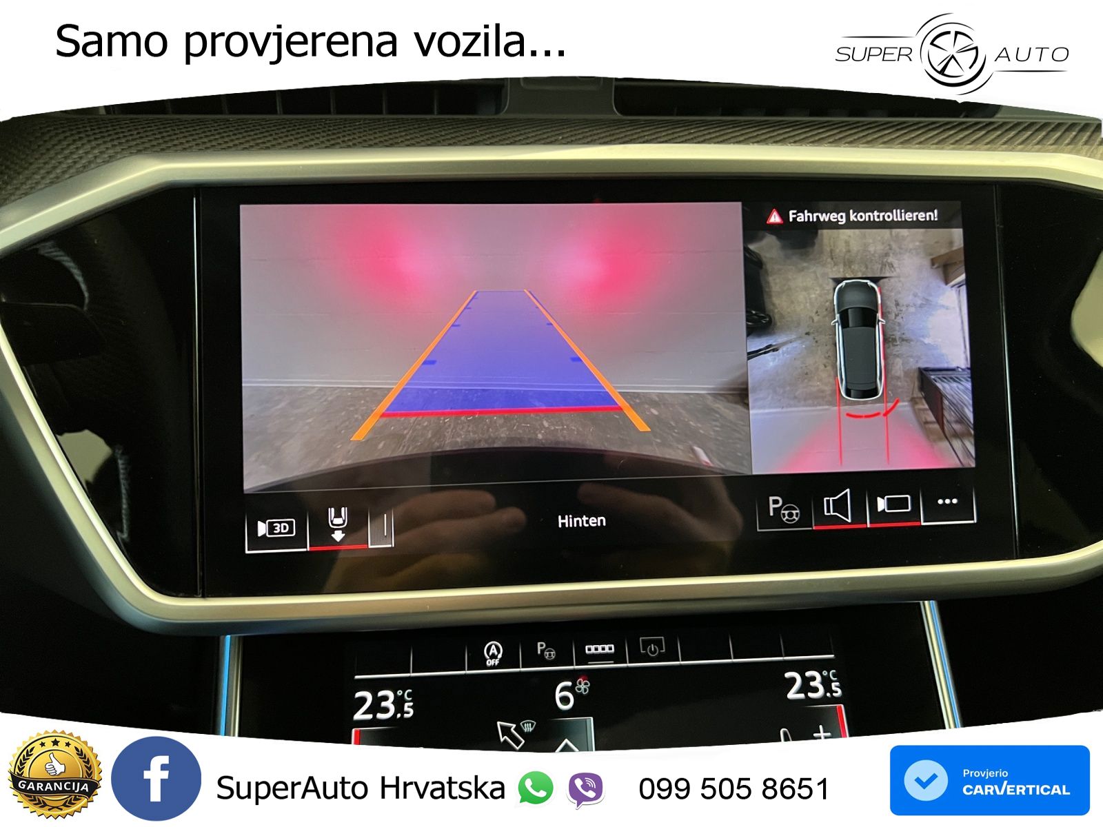 Audi RS6 Avant 4.0 TFSI V8 performance (630 KS)  quattro tiptronic Kuka ZRAČNI+ACC+GR SJED+KAM+PANO