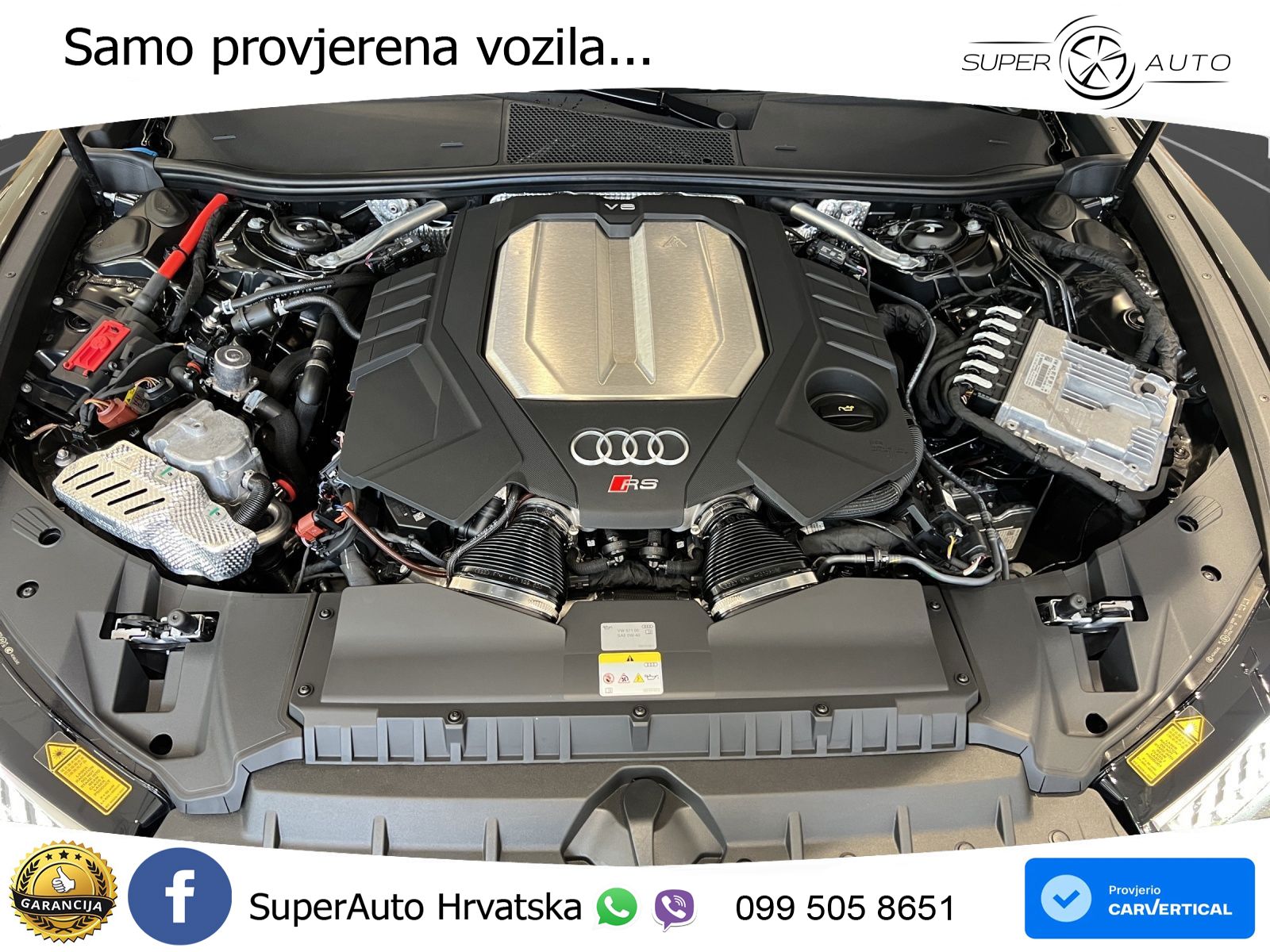 Audi RS6 Avant 4.0 TFSI V8 performance (630 KS)  quattro tiptronic Kuka ZRAČNI+ACC+GR SJED+KAM+PANO