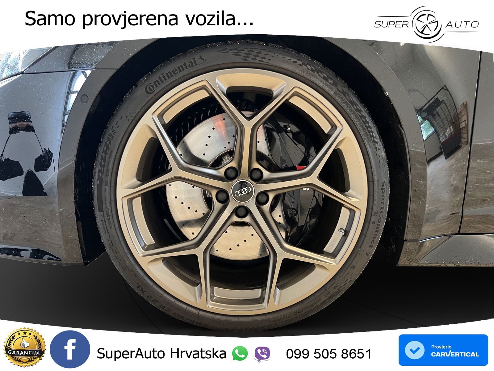 Audi RS6 Avant 4.0 TFSI V8 performance (630 KS)  quattro tiptronic Kuka ZRAČNI+ACC+GR SJED+KAM+PANO
