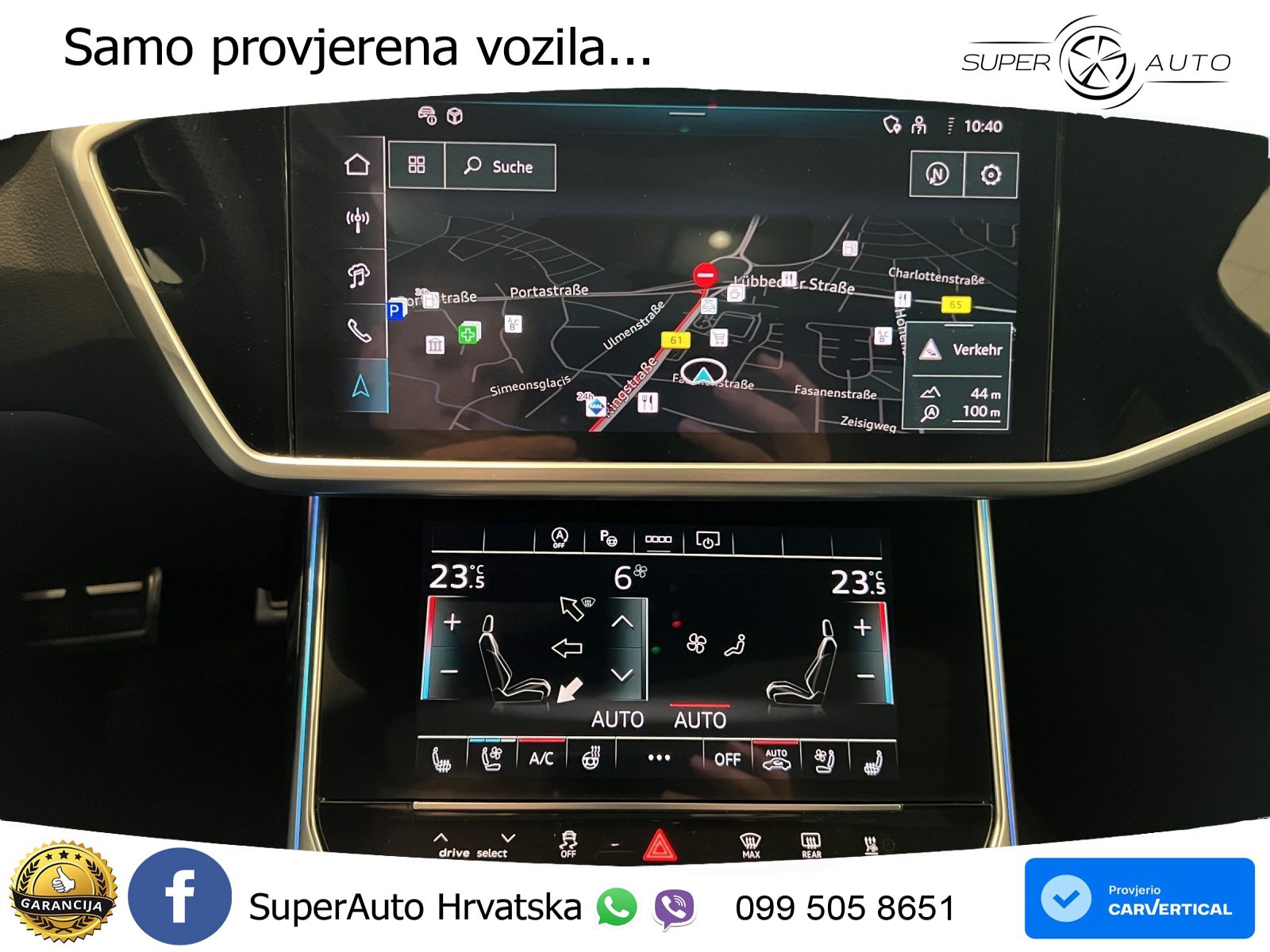 Audi RS6 Avant 4.0 TFSI V8 performance (630 KS)  quattro tiptronic Kuka ZRAČNI+ACC+GR SJED+KAM+PANO