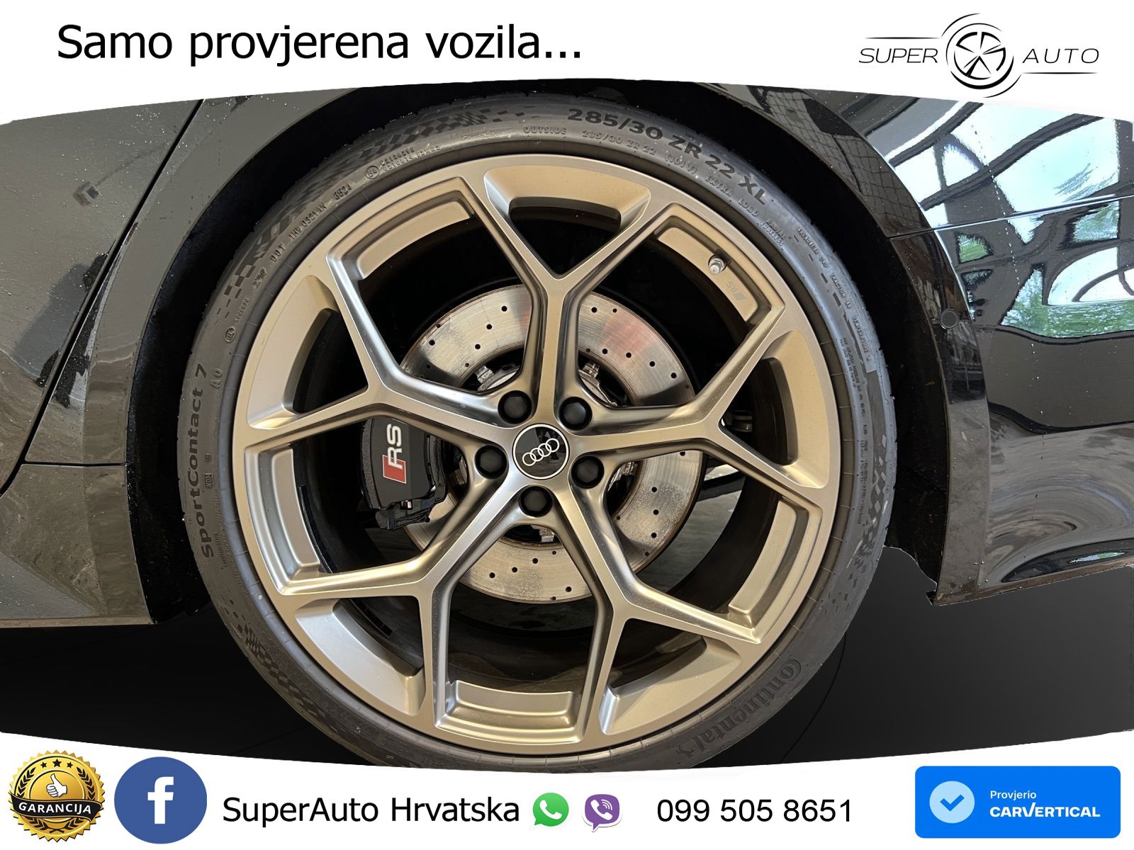 Audi RS6 Avant 4.0 TFSI V8 performance (630 KS)  quattro tiptronic Kuka ZRAČNI+ACC+GR SJED+KAM+PANO