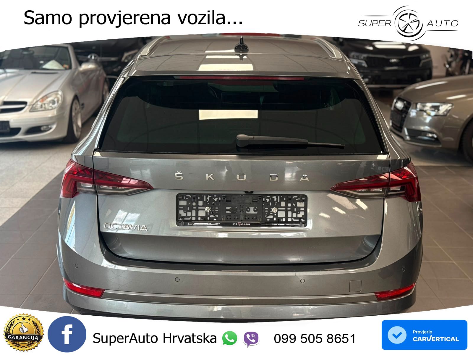 Škoda Octavia Combi 2.0 TDI (150 KS) DSG LED+GR SJED+ACC